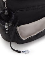 حقيبة ظهر كيبلينج سيتي زيب إس سوداء صغيرة C2I3523-P39