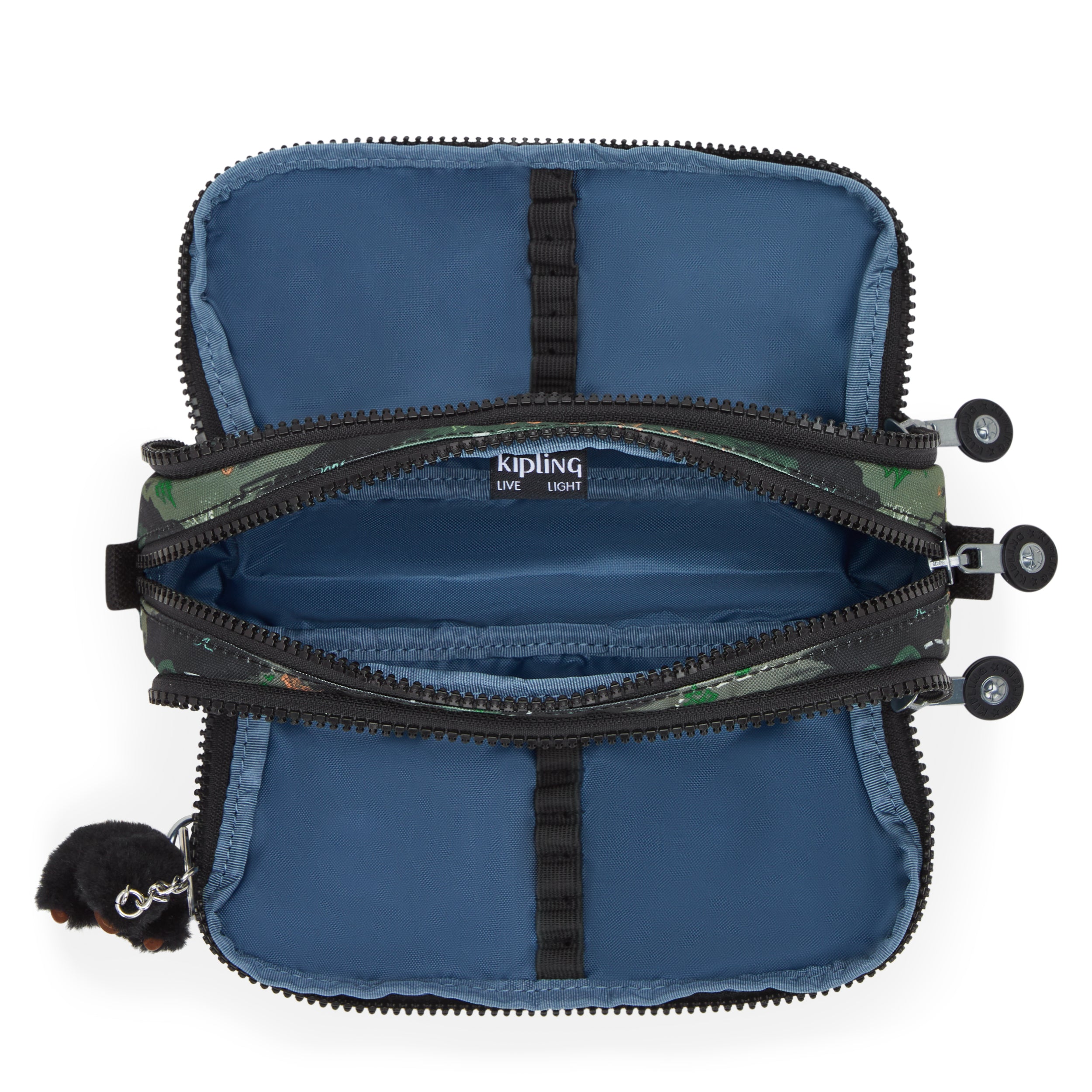 حقيبة أقلام كيبلينج جيتروي كامو تريجر كبيرة I3560-3PB