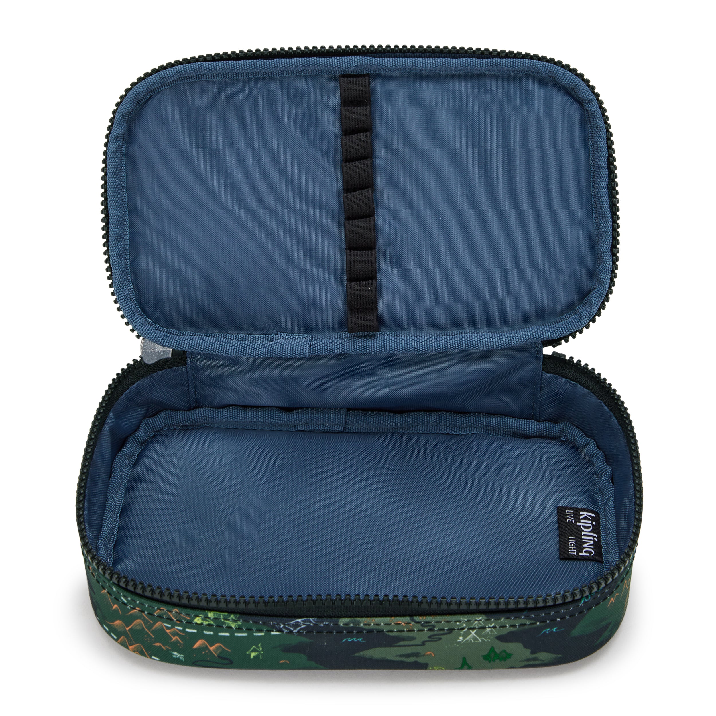 حافظة أقلام كيبلينج 50 قلمًا كامو تريجر متوسطة الحجم I3707-3PB