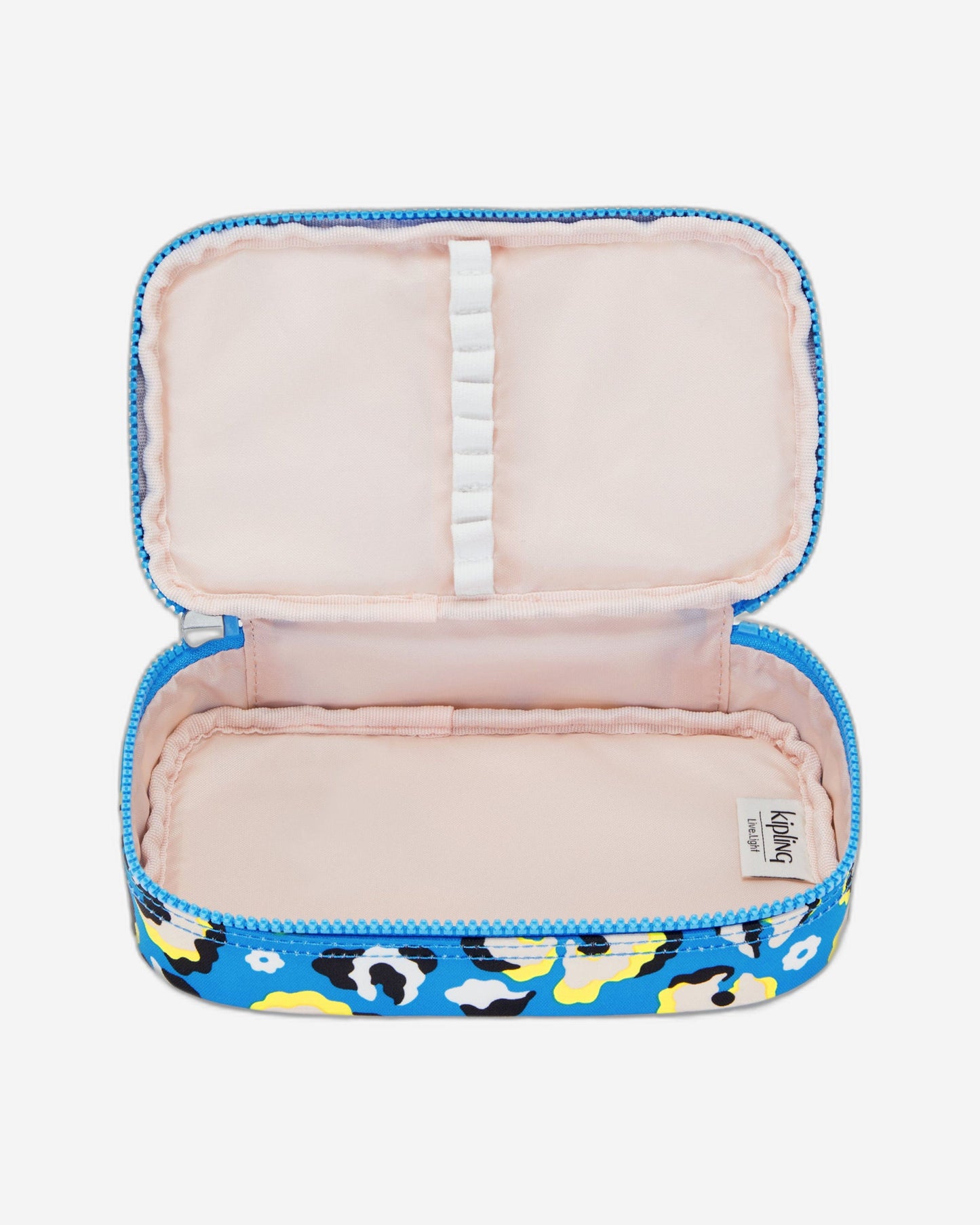 حافظة أقلام كيبلينج متوسطة الحجم بنقشة جلد النمر، ٥٠ قلمًا، C2I3707-P2A