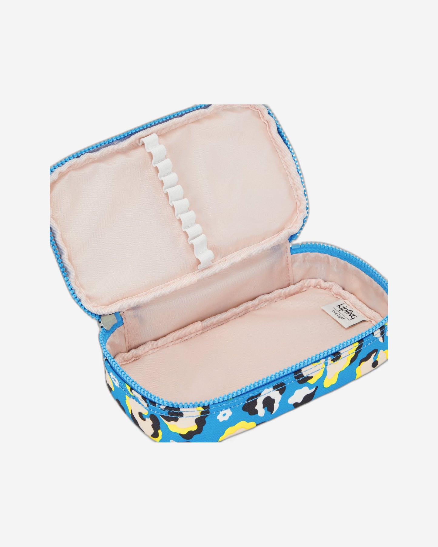 حافظة أقلام كيبلينج متوسطة الحجم بنقشة جلد النمر، ٥٠ قلمًا، C2I3707-P2A