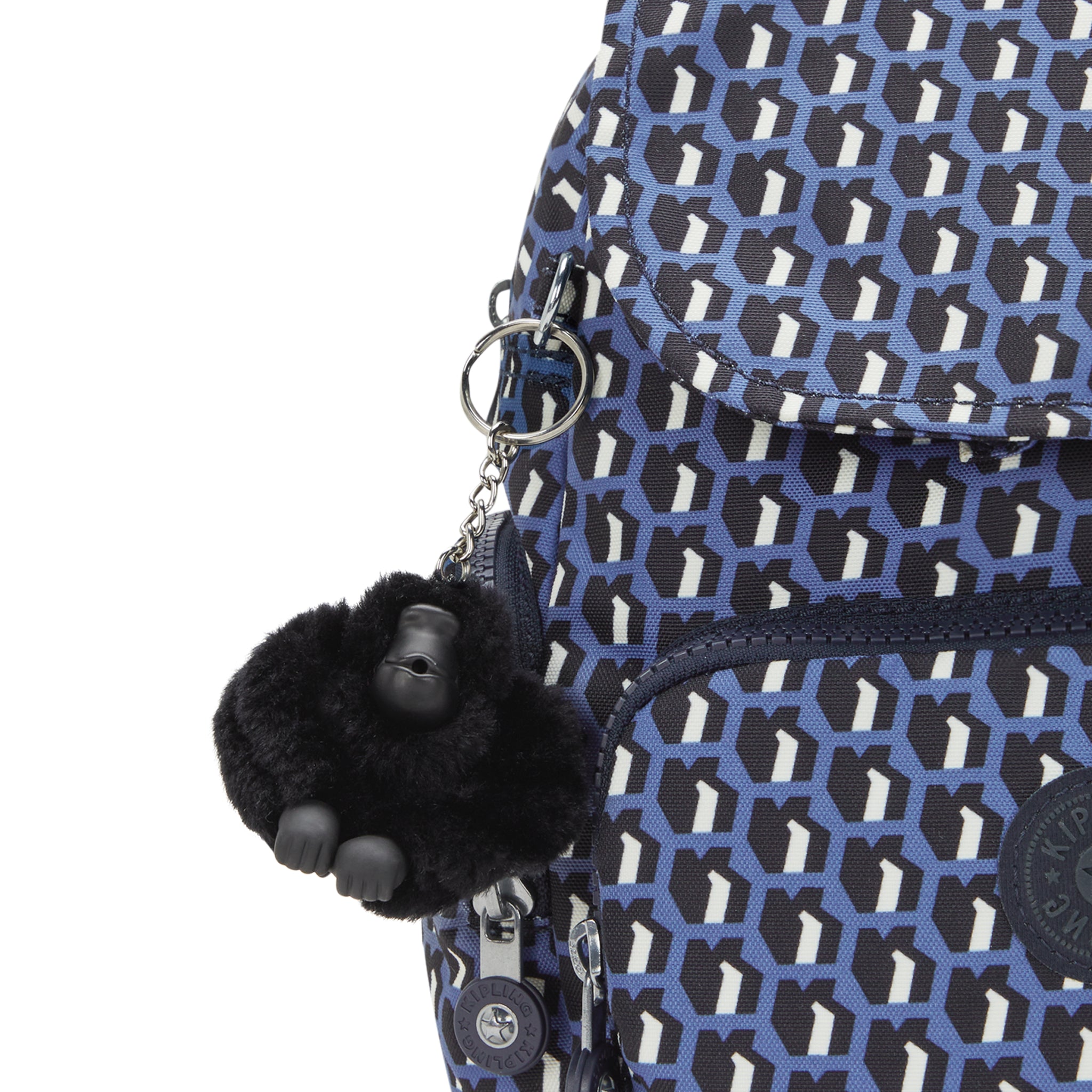 حقيبة ظهر كيبلينج سيتي زيب ميني 3D كيه زرقاء صغيرة I3735-4JS