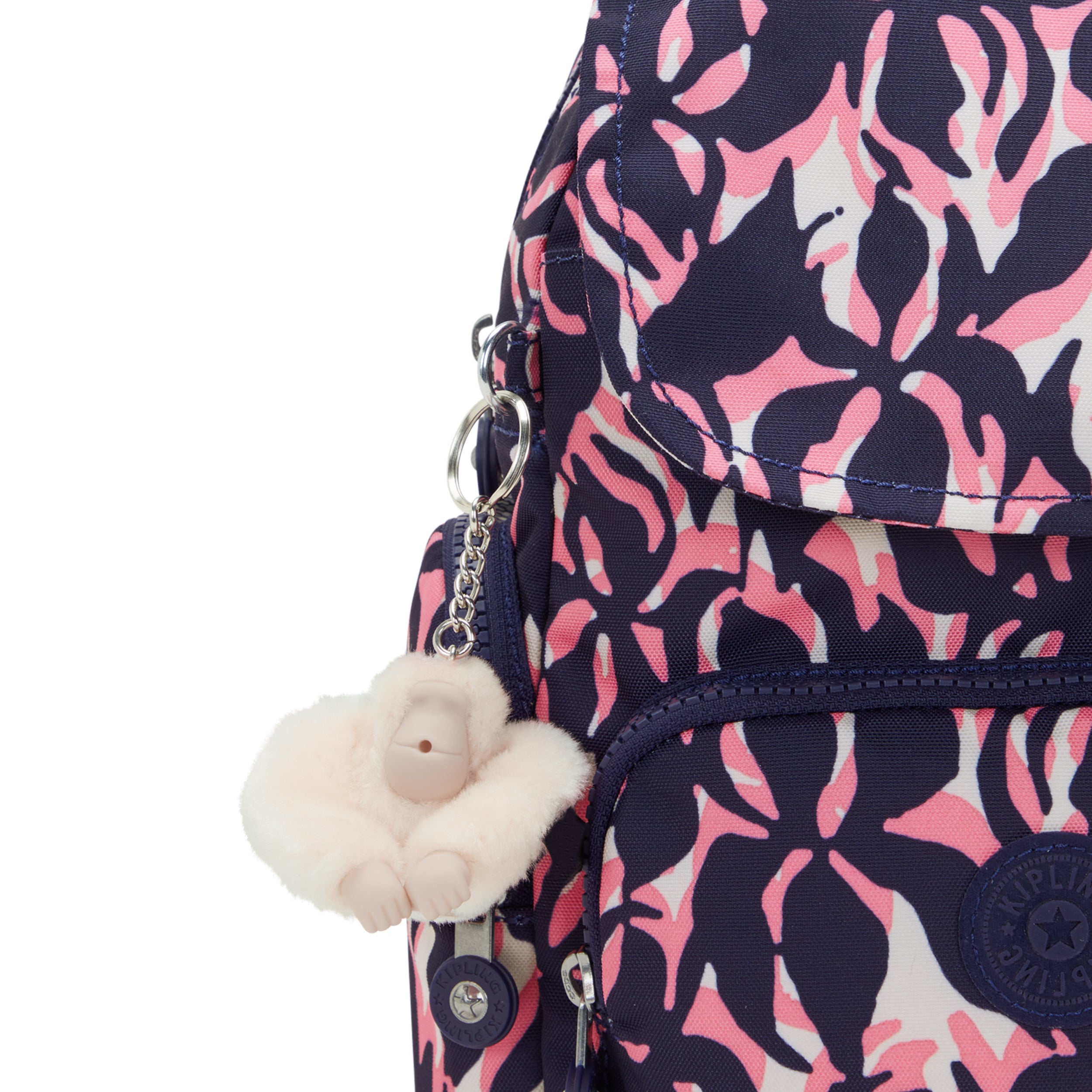 حقيبة ظهر صغيرة Kipling City Zip Mini Palm Mood I3735-6PQ