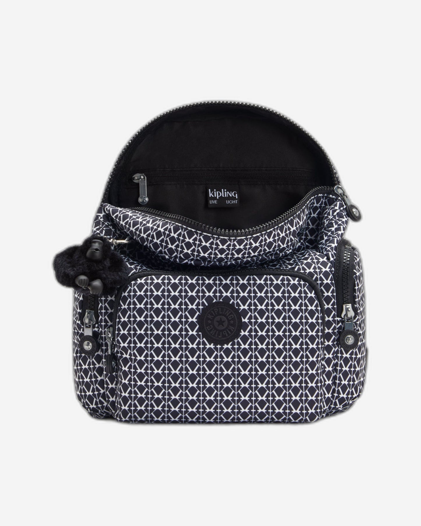 حقيبة ظهر صغيرة بسحاب من كيبلينج سيتي سيجنيتشر بطبعة مميزة C2I3735-DD2