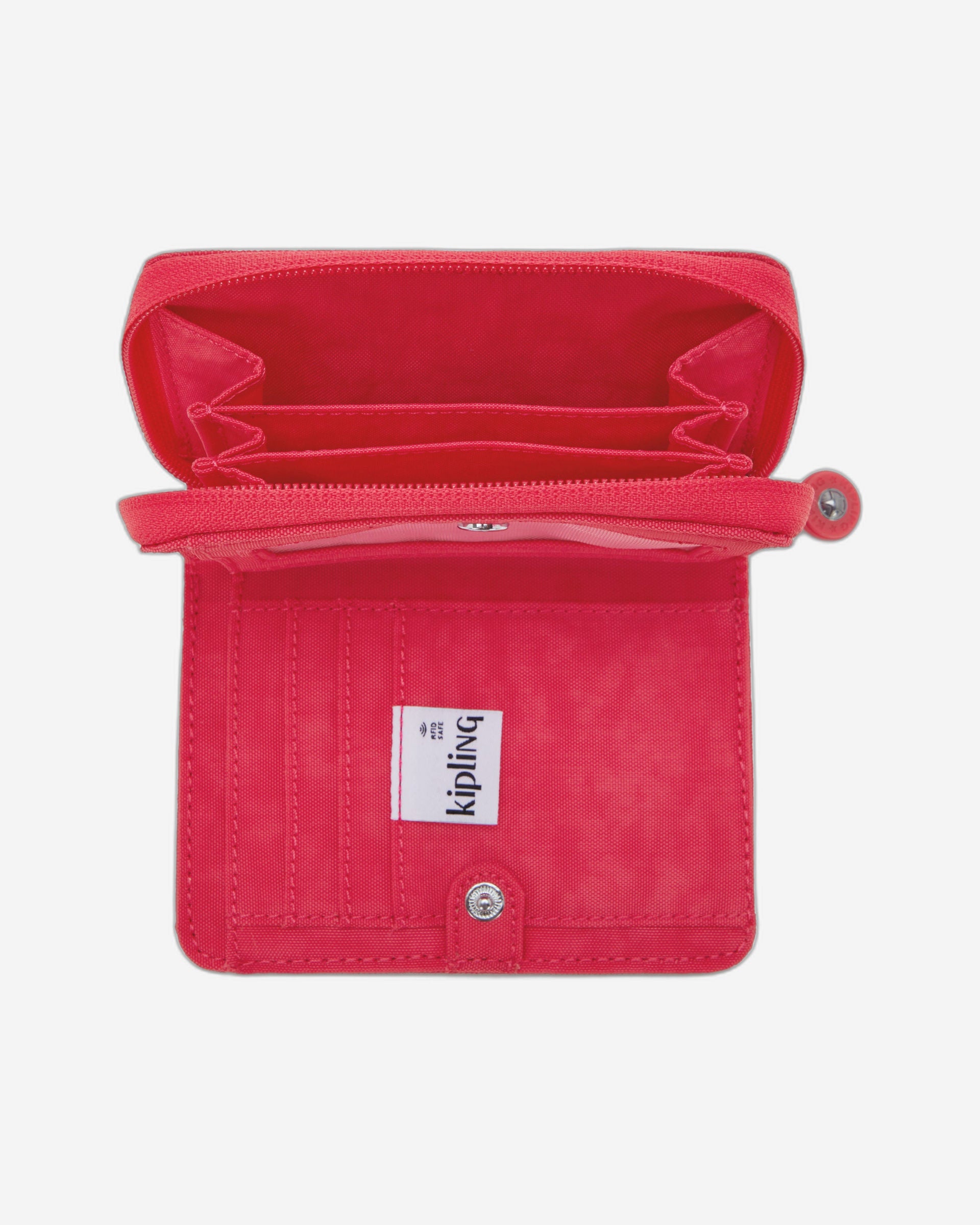محفظة كيبلينج موني لوف ريزورت وردية متوسطة الحجم I3738-1BN