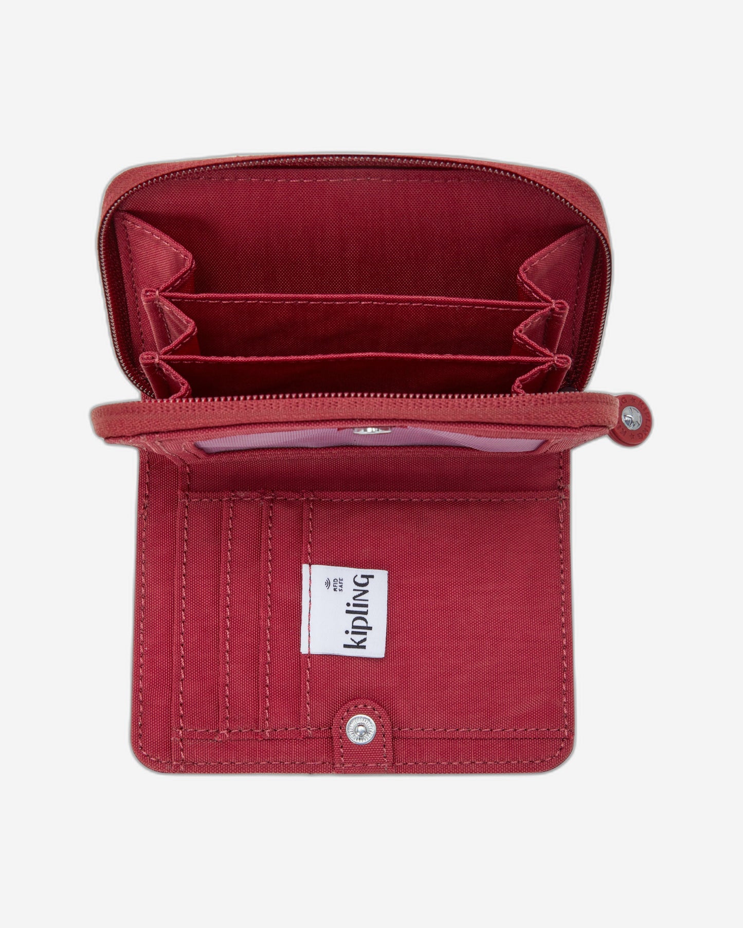 محفظة كيبلينج موني لوف فانكي الحمراء متوسطة الحجم I3738-4SS