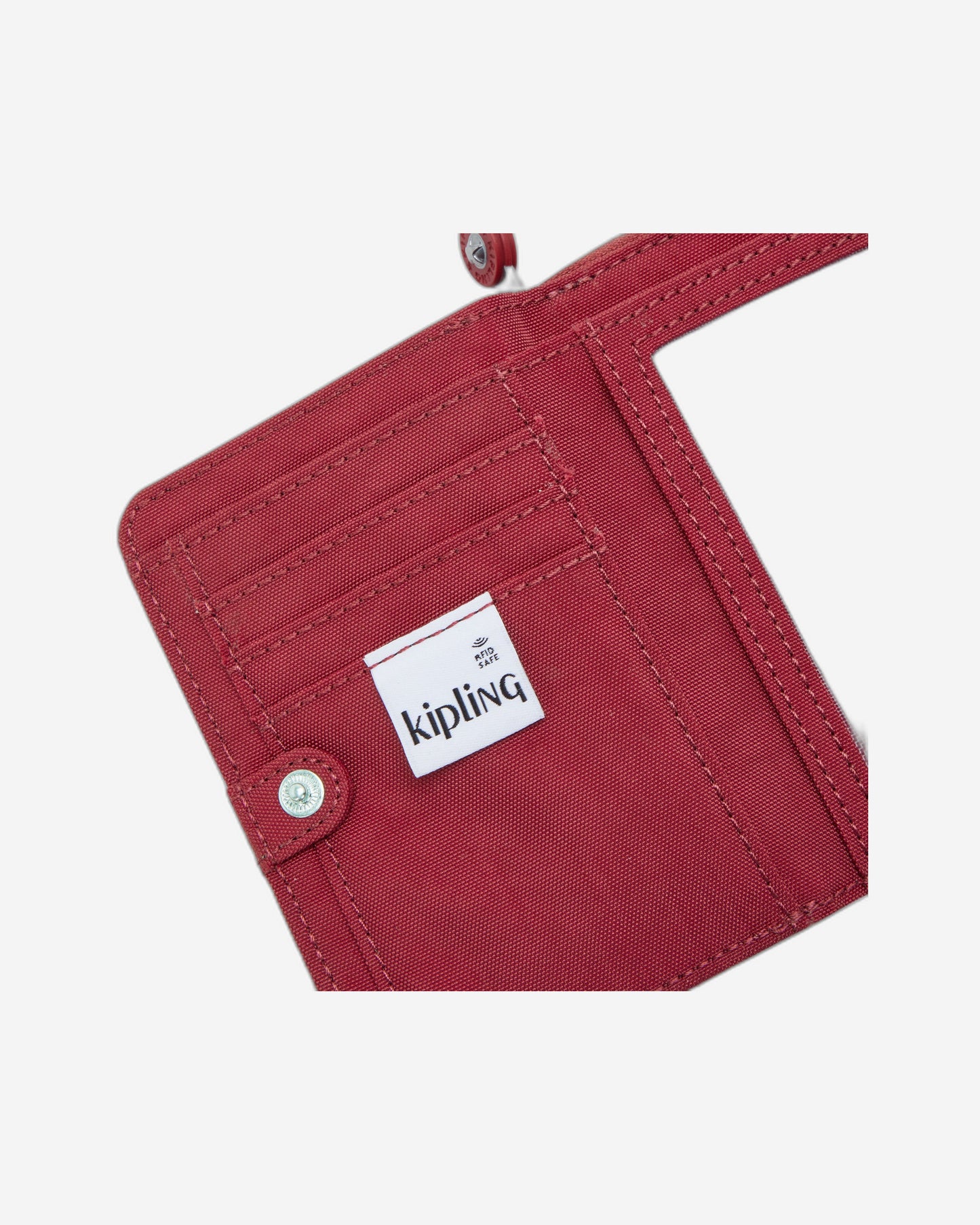 محفظة كيبلينج موني لوف فانكي الحمراء متوسطة الحجم I3738-4SS