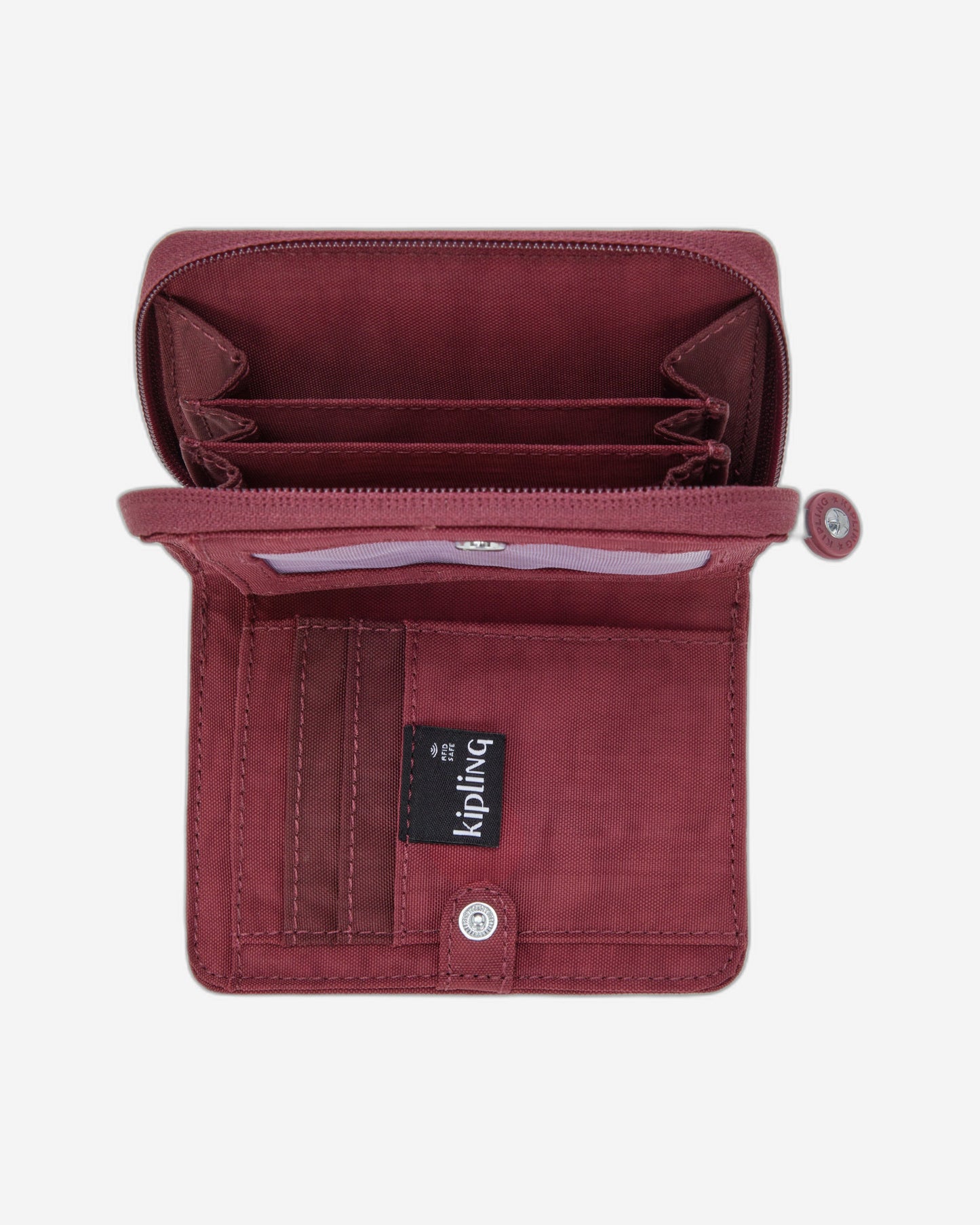 محفظة Kipling Money Love Lounge Wine متوسطة الحجم I3738-5FW