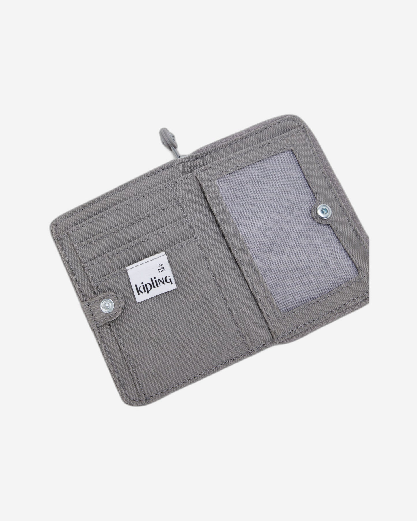 محفظة Kipling Money Love Inviting الرمادية متوسطة الحجم I3738-8DH