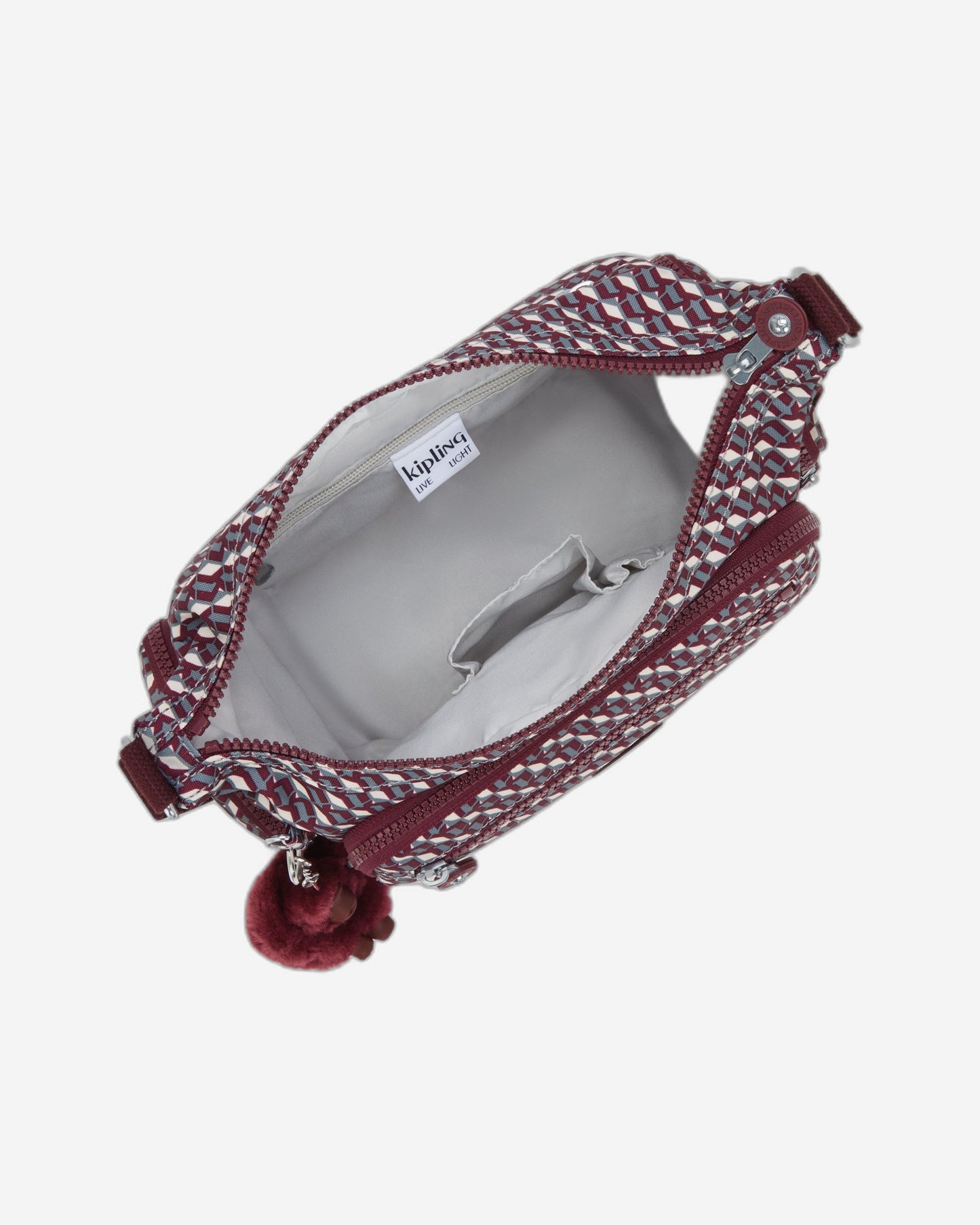 حقيبة Kipling Gabbie S 3Dk Wine متوسطة الحجم I3759-1PB