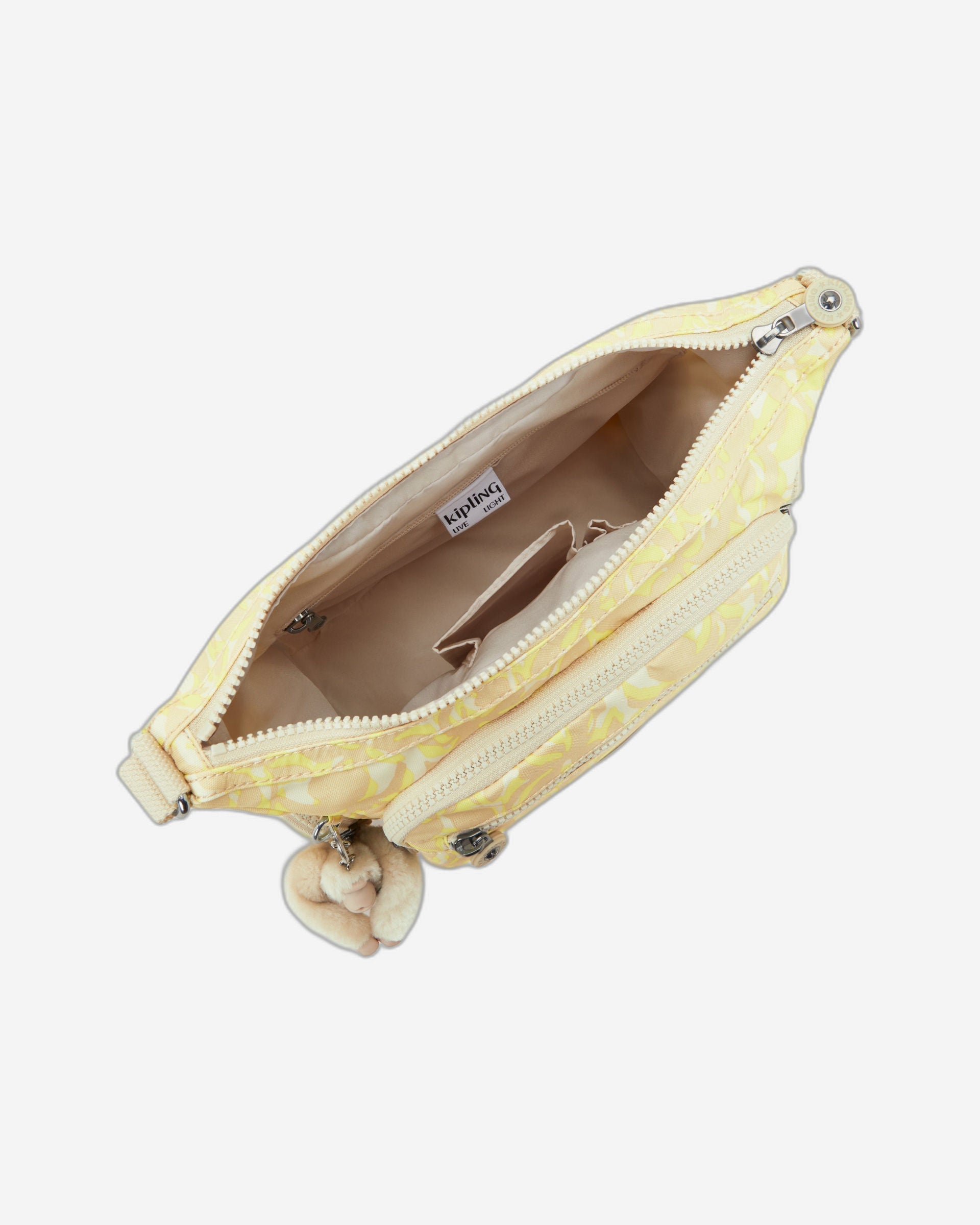 حقيبة Kipling Gabbie S Palm Mood Sun متوسطة الحجم I3759-4DP