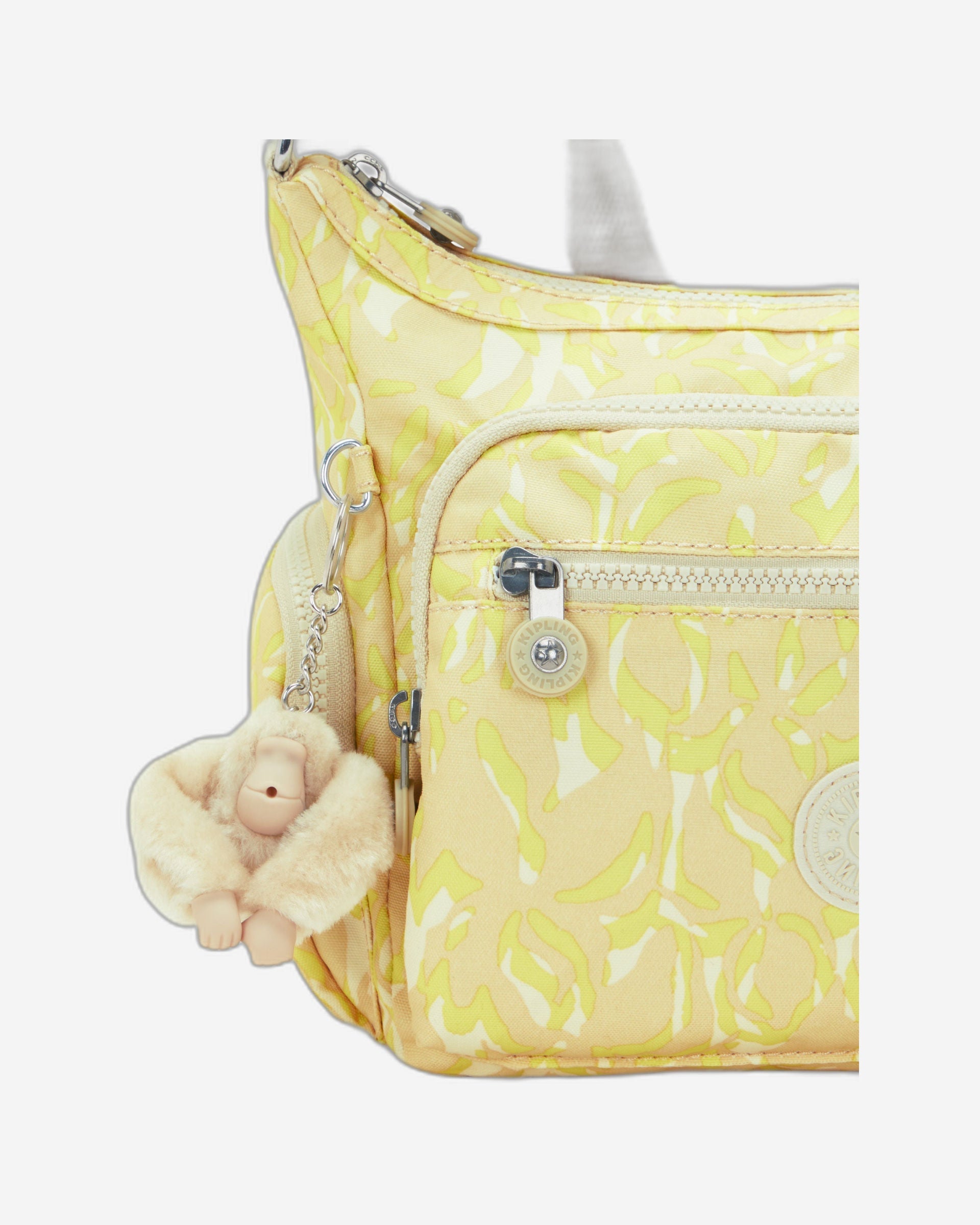 حقيبة Kipling Gabbie S Palm Mood Sun متوسطة الحجم I3759-4DP