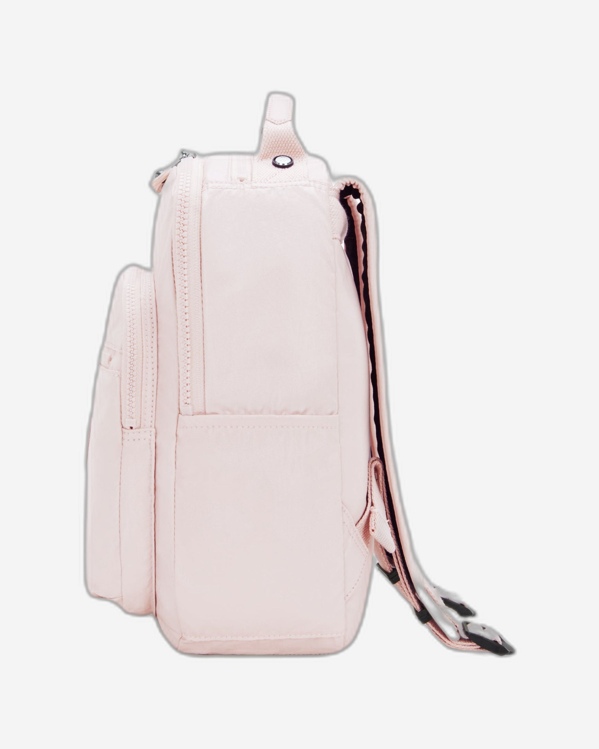 حقيبة ظهر كيبلينج سيول إس صغيرة وردية لامعة I3789-3DZ