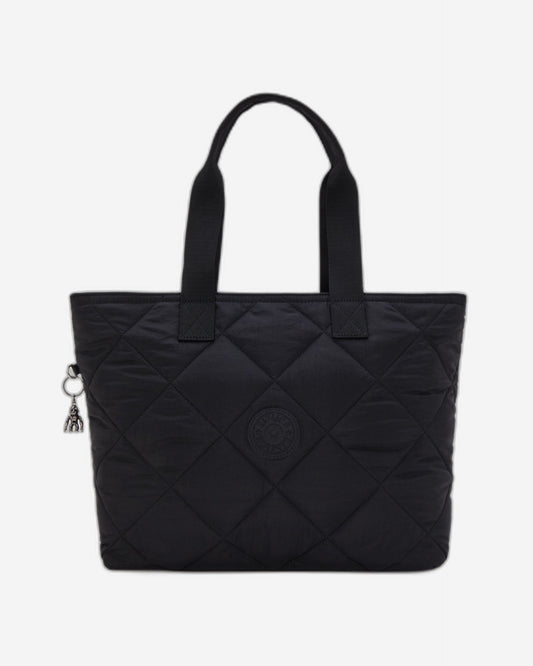 حقيبة Kipling Colissa Up Cosmic Black Quilt كبيرة الحجم I3866-95R