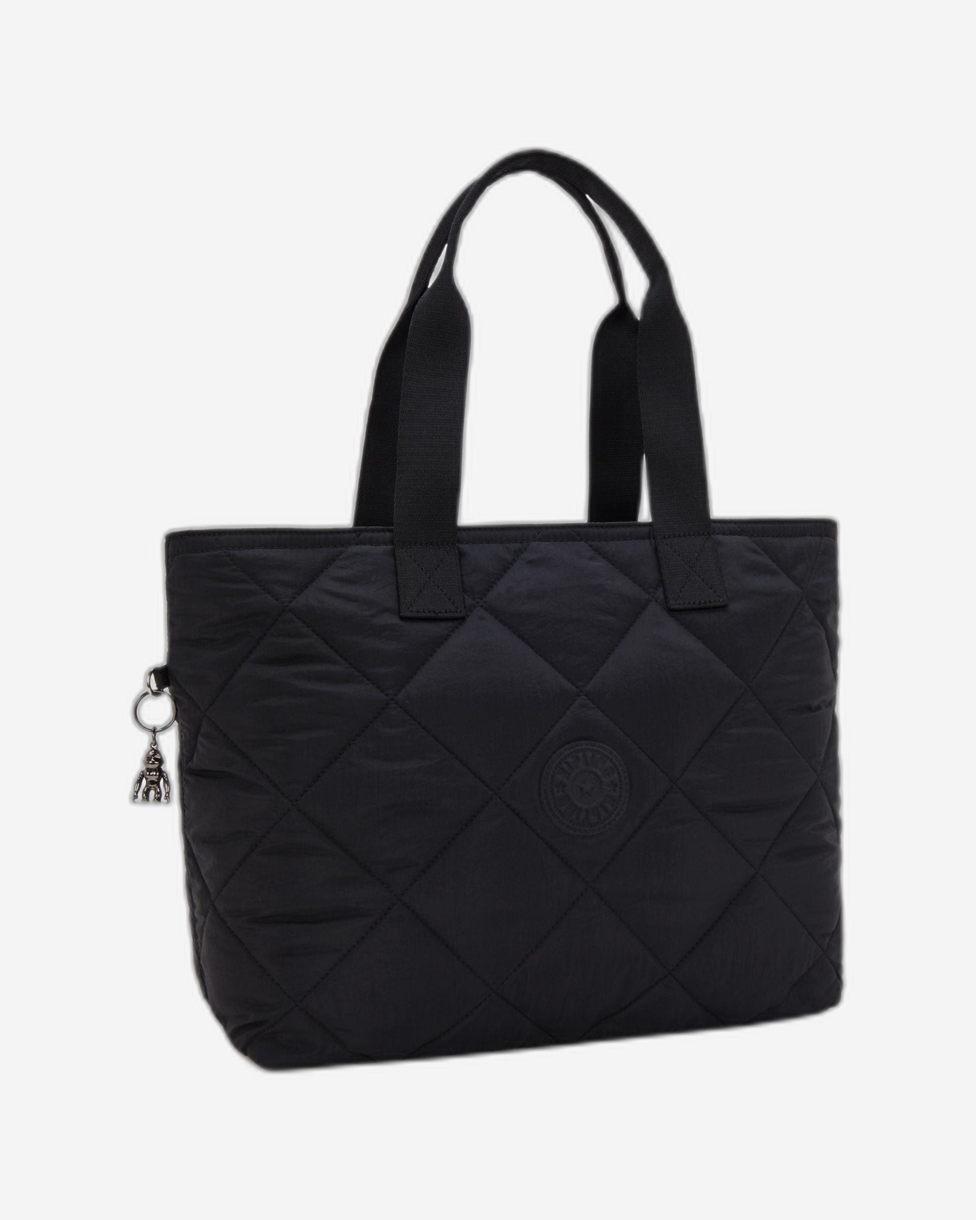 حقيبة Kipling Colissa Up Cosmic Black Quilt كبيرة الحجم I3866-95R