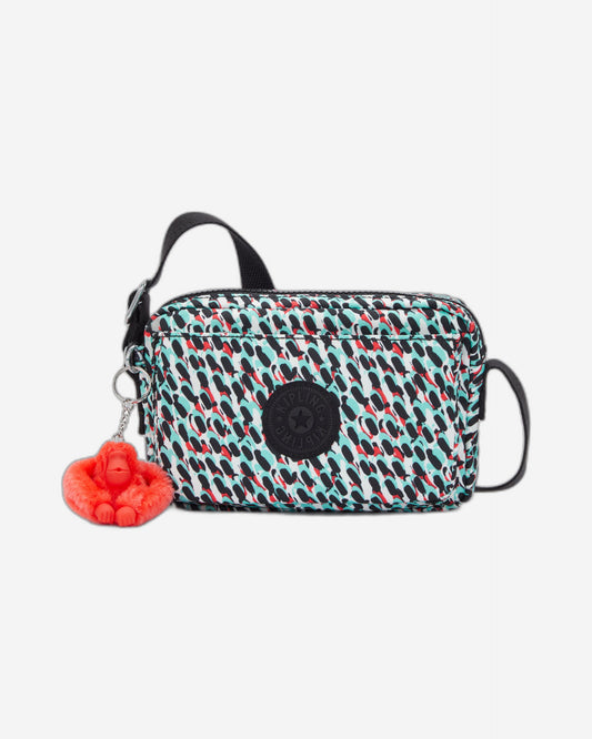 حقيبة كتف صغيرة بطبعة تجريدية من كيبلينج أبانو C2I3942-GN6