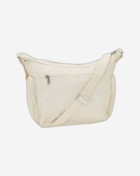 حقيبة كيبلينج غاب كبيرة الحجم باللون البيج واللؤلؤي C2I3945-3KA