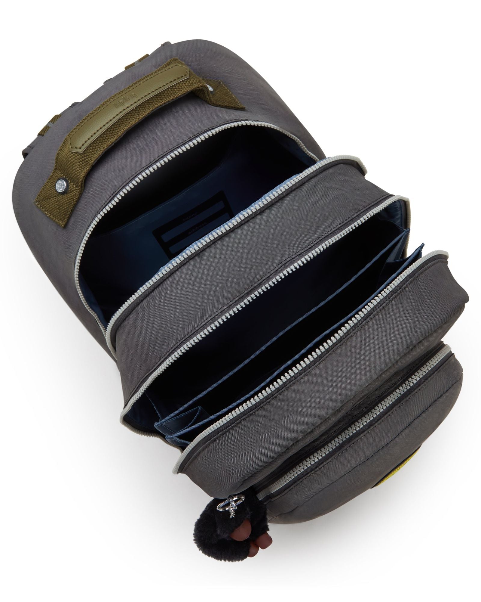 حقيبة ظهر كبيرة من Kipling Class Room Back to Grey مع حجرة للكمبيوتر المحمول I4053-1DX