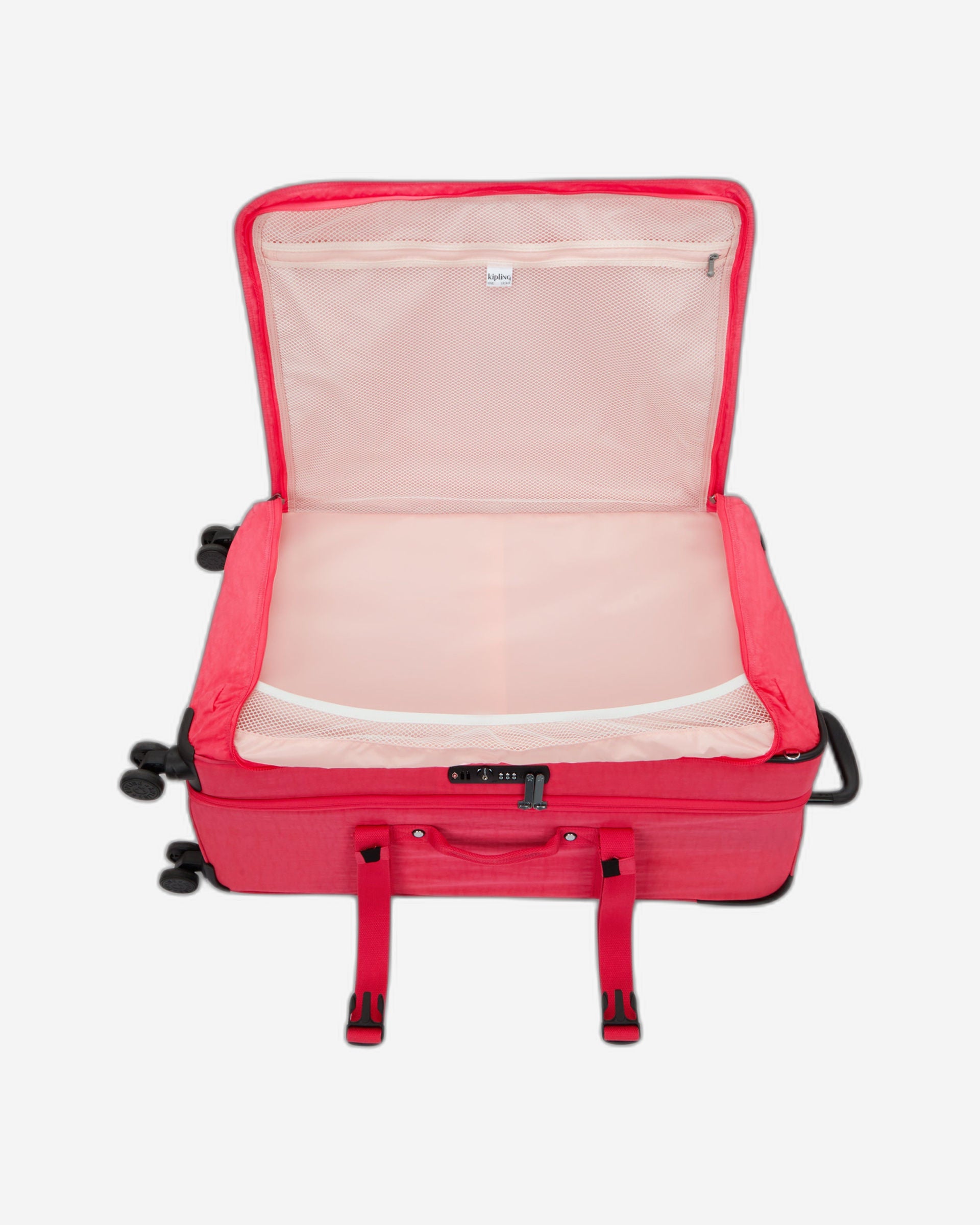 حقيبة سفر كبلينج سبونتانيوس إل ريزورت وردية كبيرة بعجلات I4193-1BN