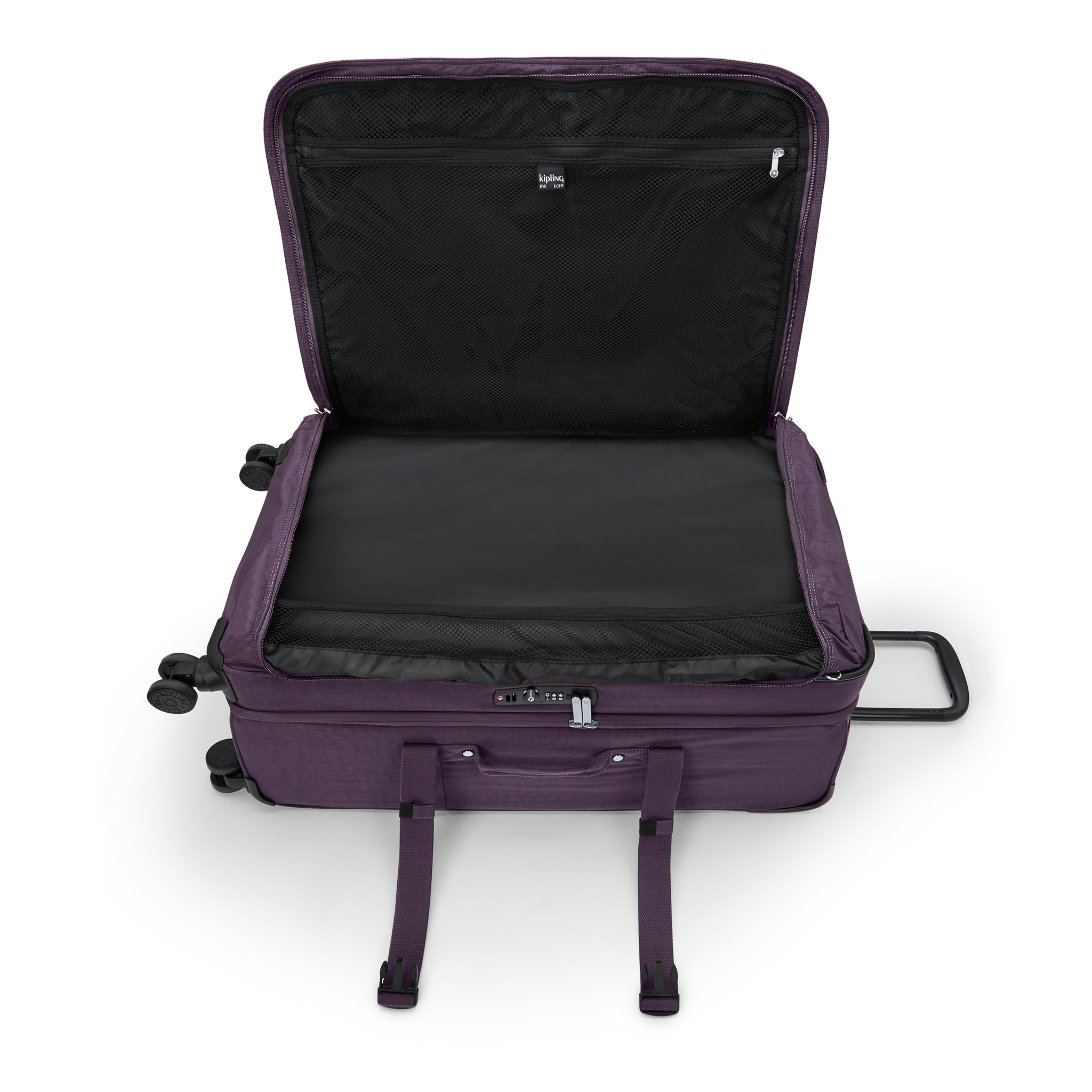 حقيبة سفر Kipling Spontaneous L Ultimate Plum كبيرة بعجلات I4193-67U