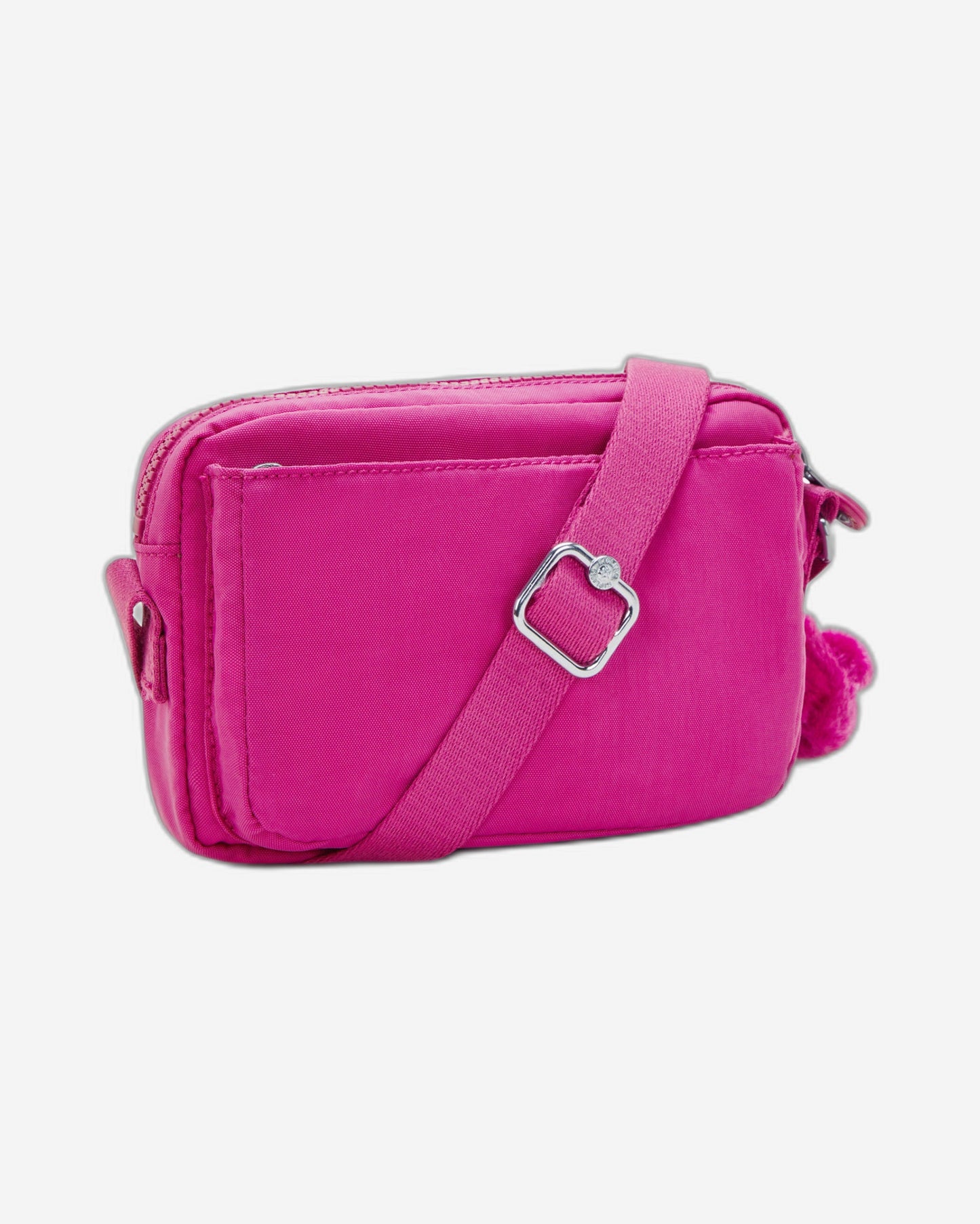 حقيبة كتف صغيرة Kipling Abanu متوهجة باللون الفوشيا I4208-3KU