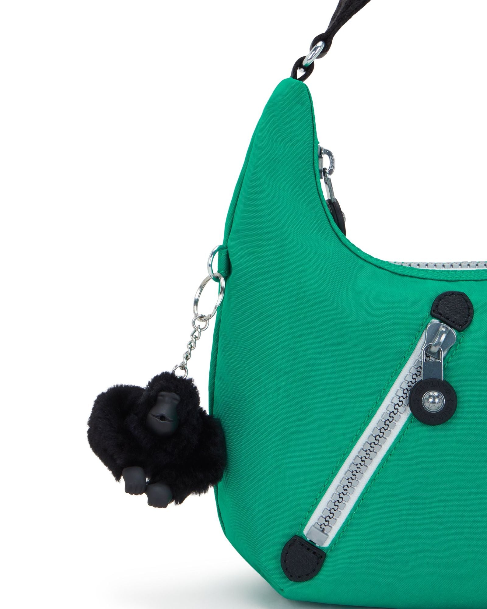 حقيبة كتف صغيرة نيكي رابيد خضراء من كيبلينج C2I4216-AG4