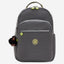 حقيبة ظهر Kipling Seoul Lap Back to Grey كبيرة مع حجرة للكمبيوتر المحمول I4275-1DX