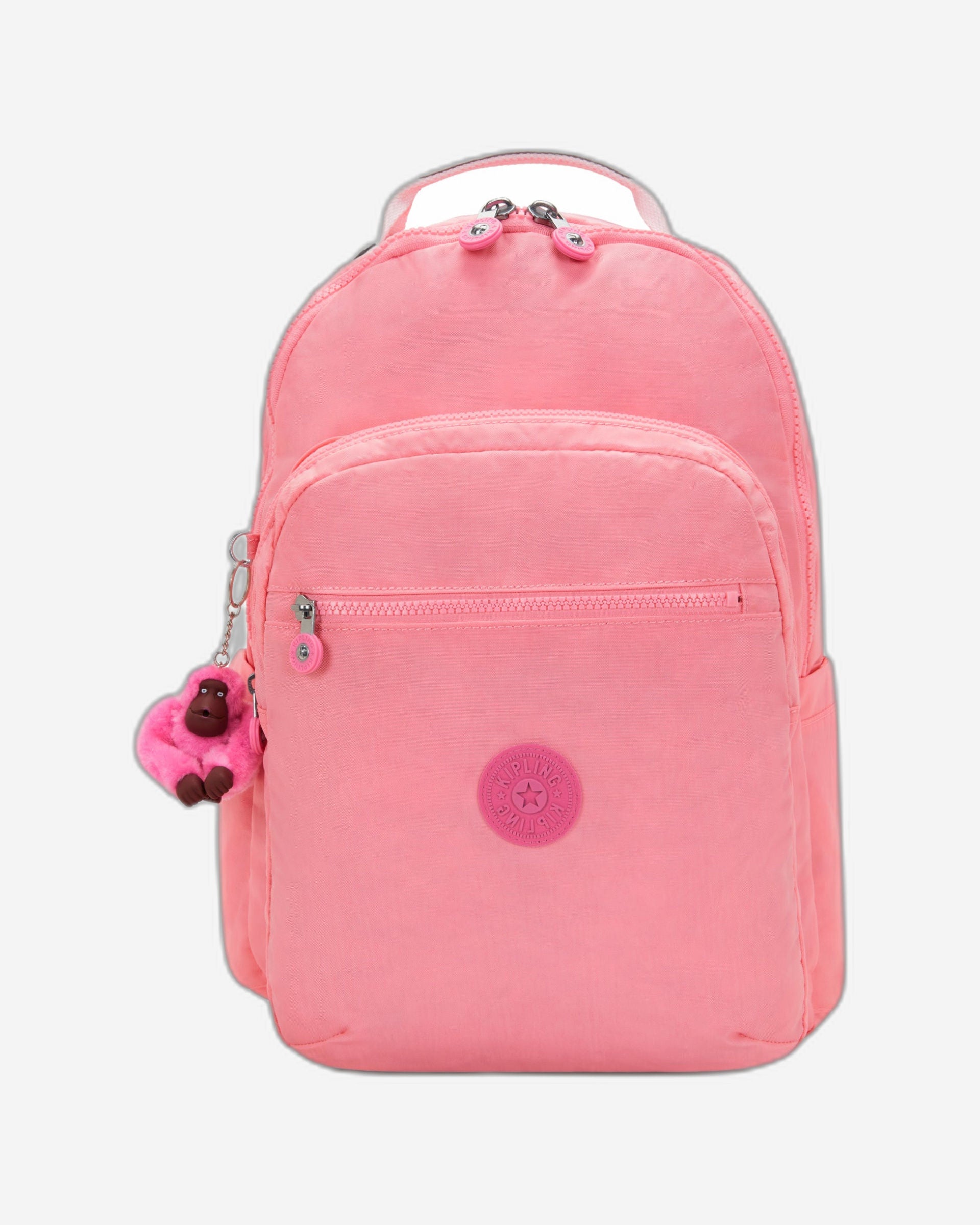 حقيبة ظهر Kipling Seoul Lap Coral Sea Large مع حجرة للكمبيوتر المحمول I4275-24O