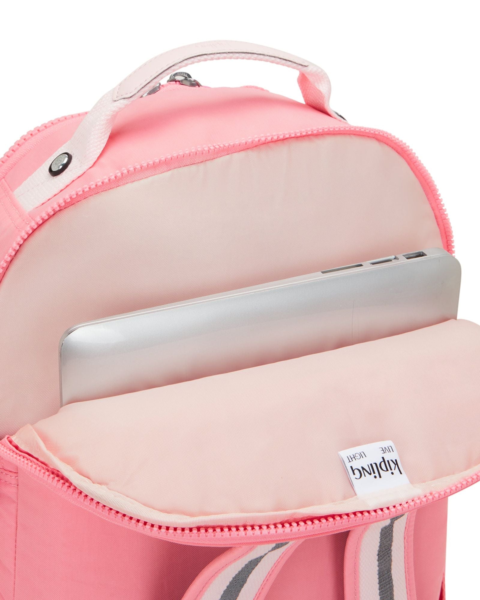 حقيبة ظهر Kipling Seoul Lap Coral Sea Large مع حجرة للكمبيوتر المحمول I4275-24O