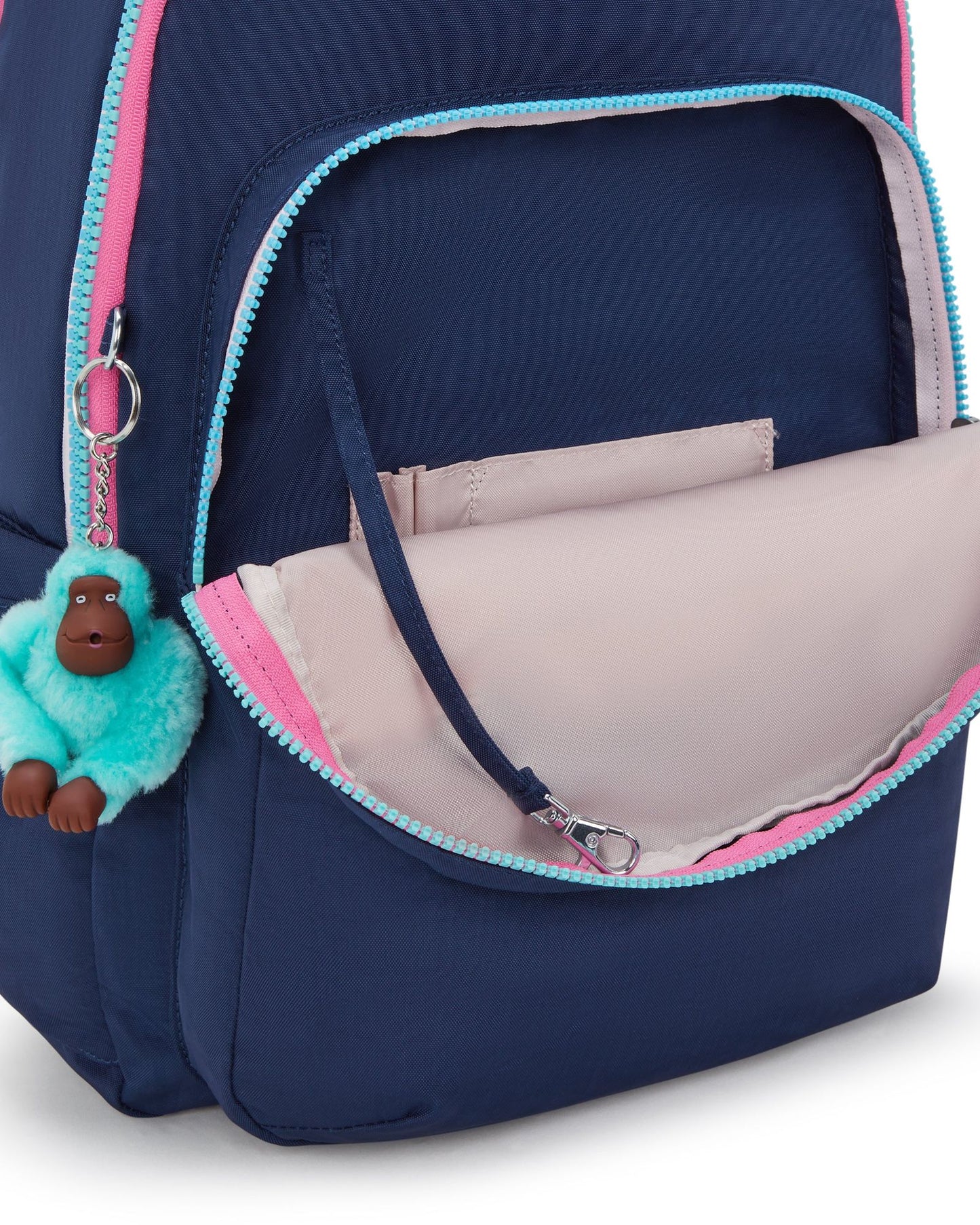 حقيبة ظهر Kipling Seoul Lap Resort Navy كبيرة مع حجرة للكمبيوتر المحمول I4275-2DG