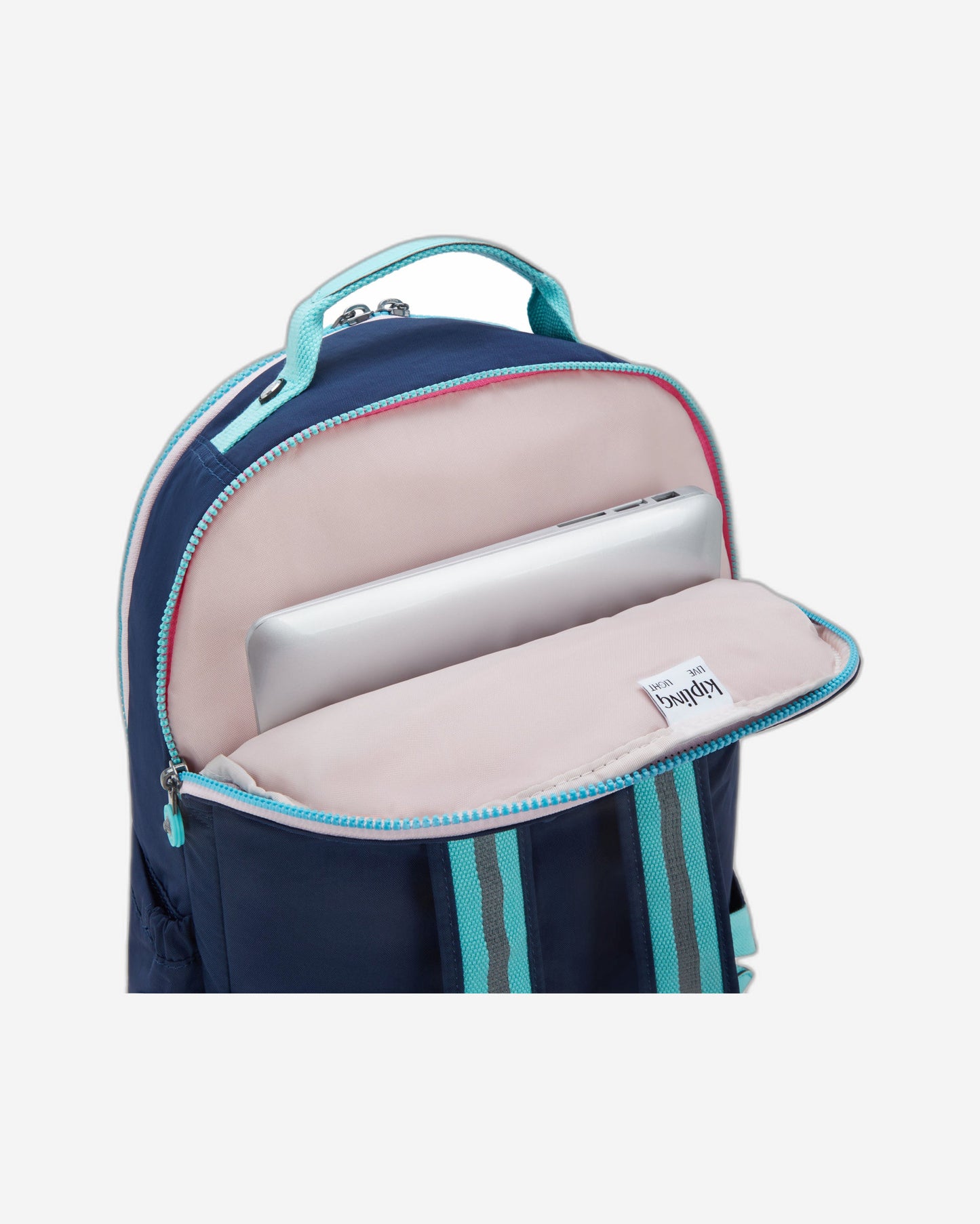 حقيبة ظهر Kipling Seoul Lap Resort Navy كبيرة مع حجرة للكمبيوتر المحمول I4275-2DG