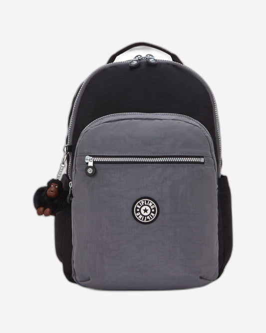 حقيبة ظهر كبيرة من كيبلينج سيول لاب سبيس بلاك (مع جيب مخصص للكمبيوتر المحمول) I4275-2GX