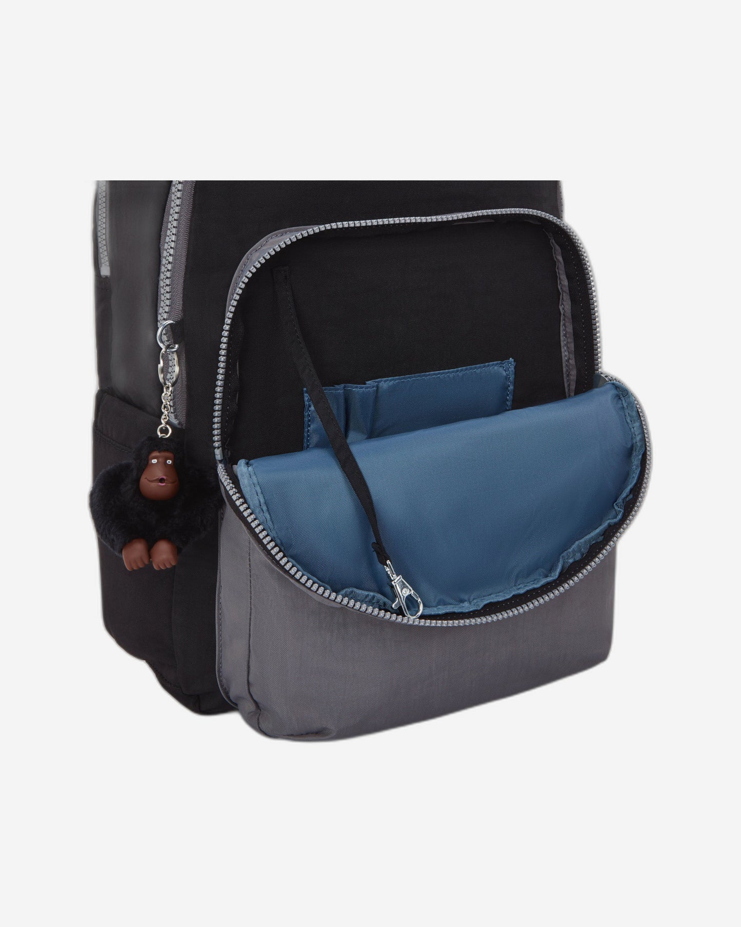 حقيبة ظهر كبيرة من كيبلينج سيول لاب سبيس بلاك (مع جيب مخصص للكمبيوتر المحمول) I4275-2GX