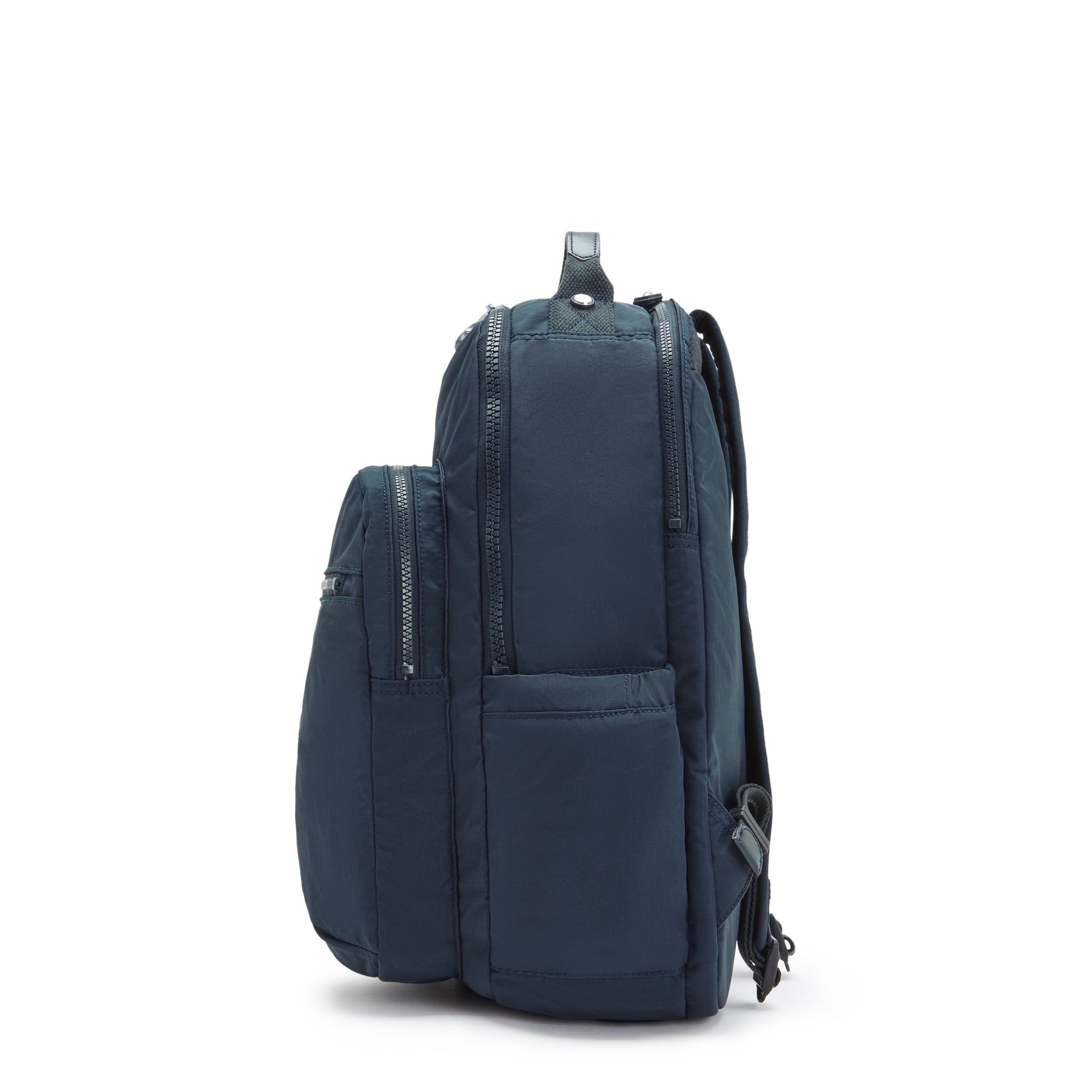 حقيبة ظهر Kipling Seoul Lap True Blue Tonal كبيرة مع حجرة للكمبيوتر المحمول I4275-4DX