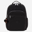 حقيبة ظهر Kipling Seoul Lap True Black كبيرة مع حجرة للكمبيوتر المحمول I4275-J99