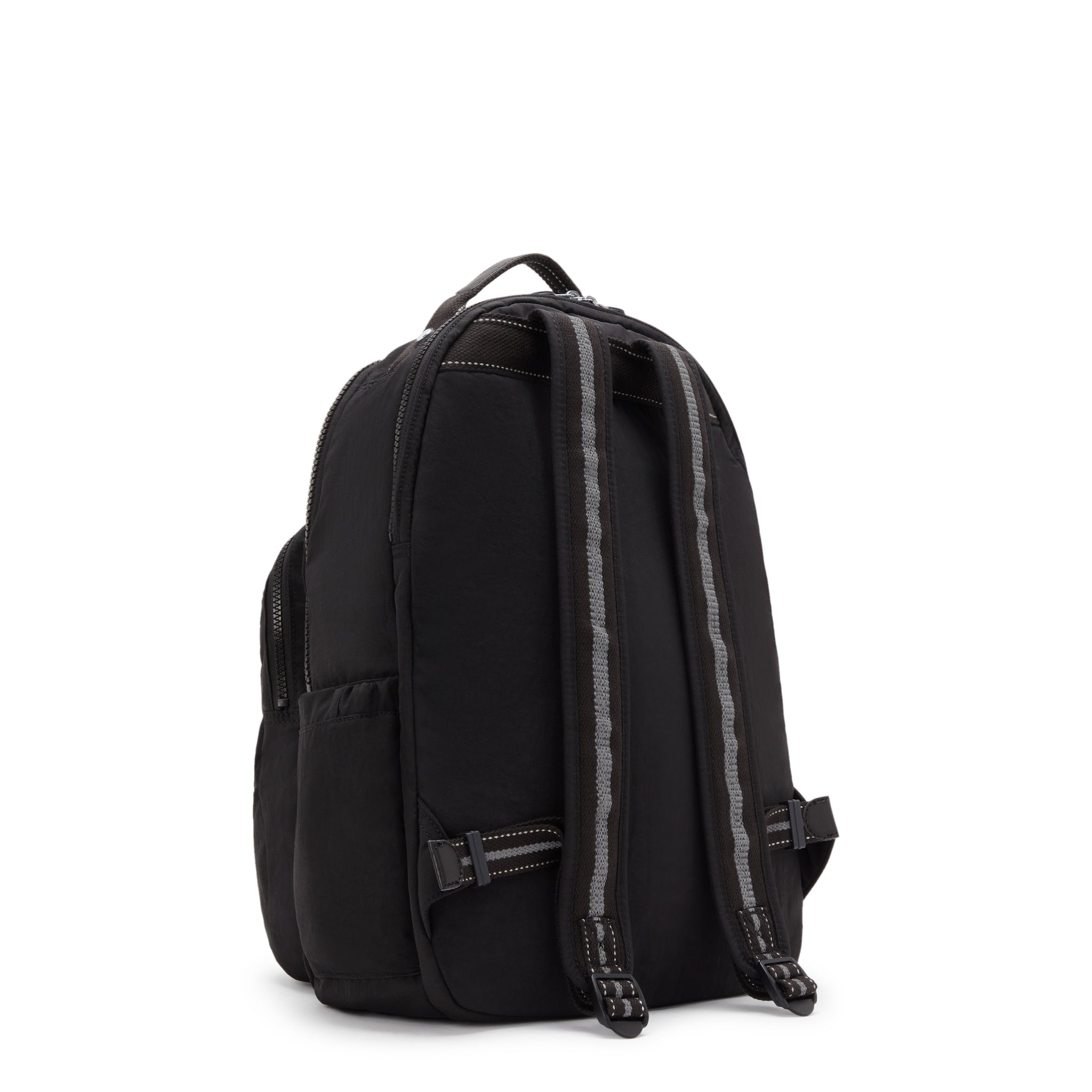 حقيبة ظهر Kipling Seoul Lap True Black كبيرة مع حجرة للكمبيوتر المحمول I4275-J99