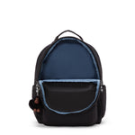 حقيبة ظهر Kipling Seoul Lap True Black كبيرة مع حجرة للكمبيوتر المحمول I4275-J99