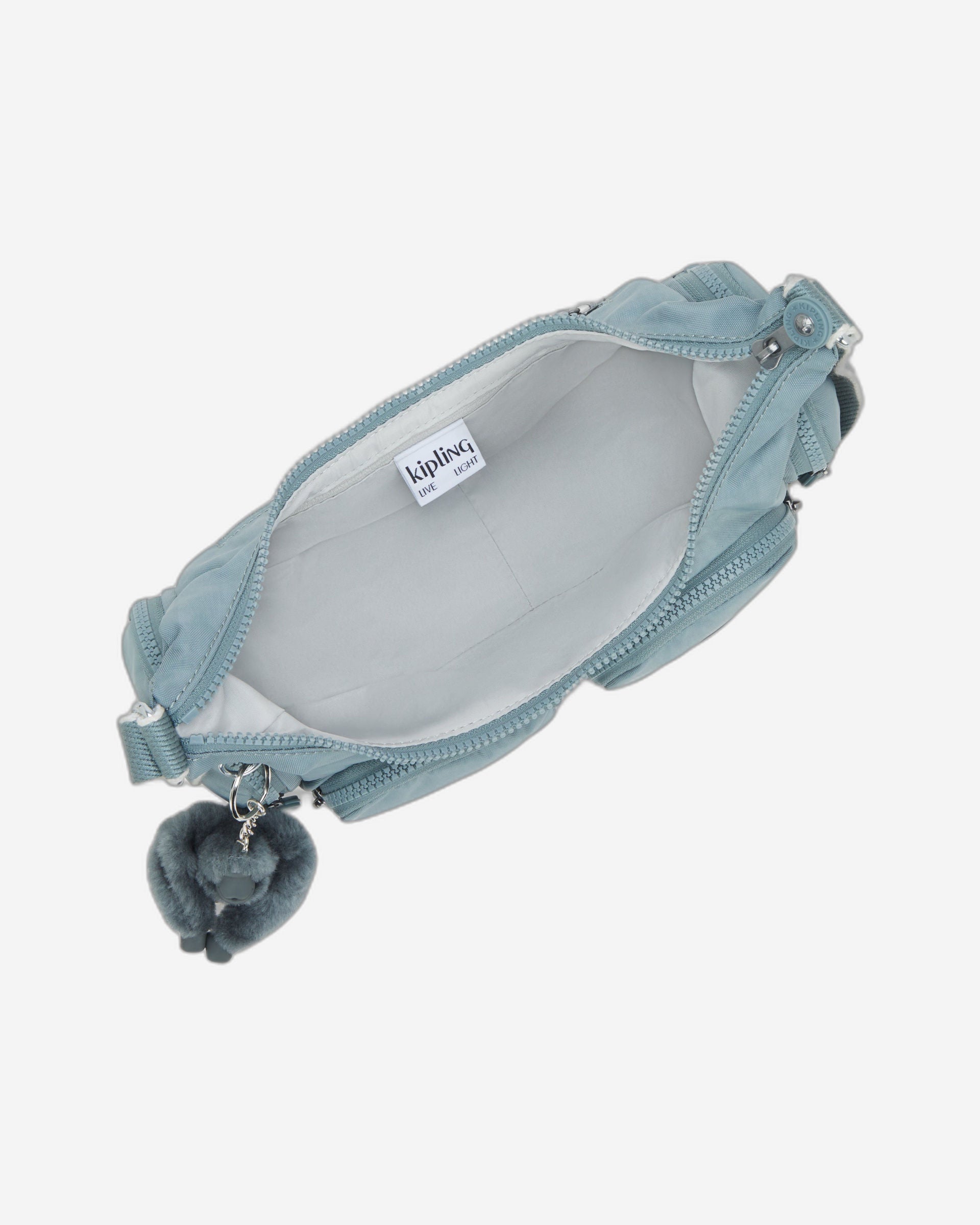 حقيبة كيبلينج ريكا إس كروس بودي صغيرة مريحة باللون الرمادي I4333-3NL