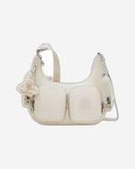 حقيبة كيبلينج ريكا إس هايدواي صغيرة باللون البيج I4333-7JR