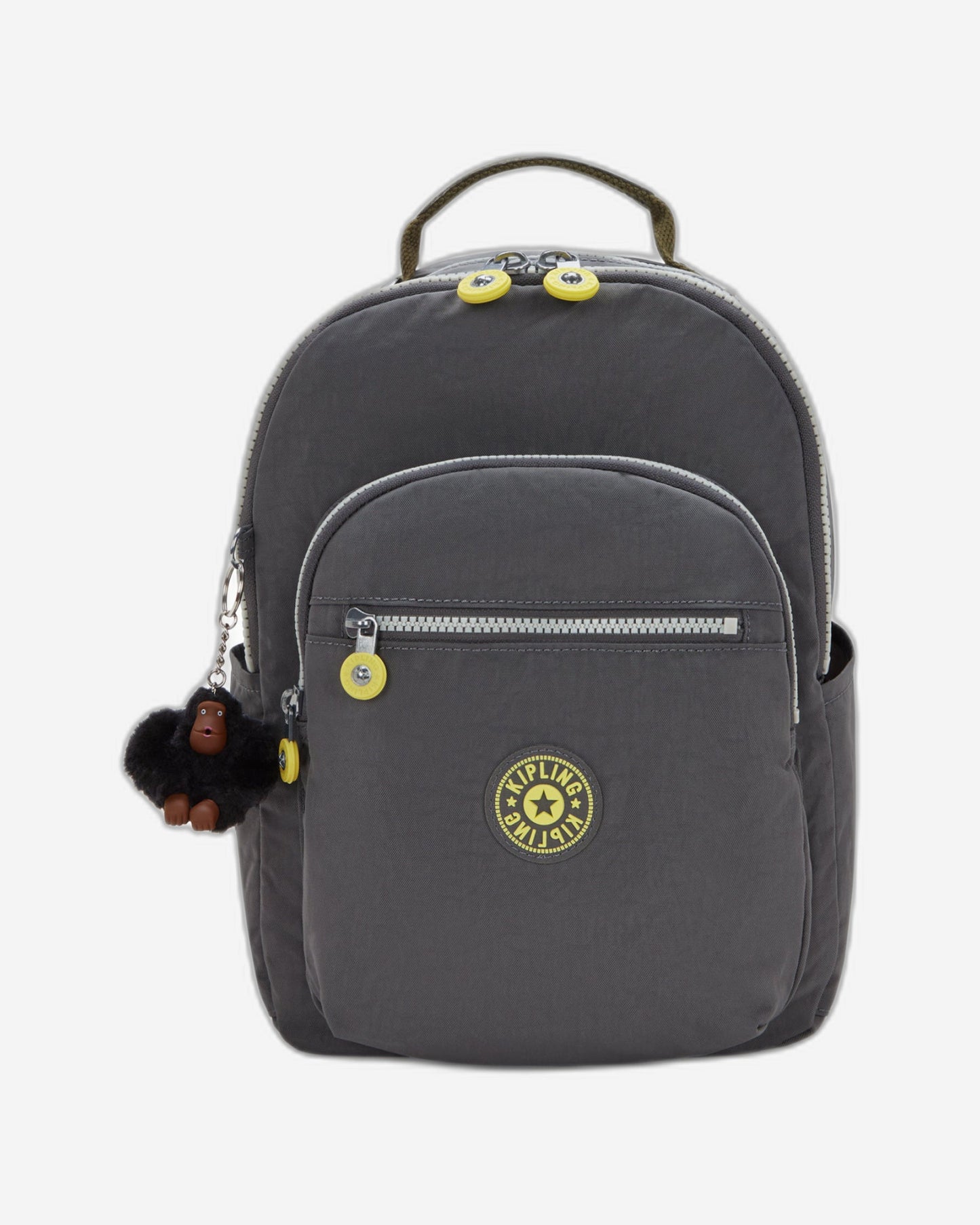 حقيبة ظهر Kipling Seoul S Back To Grey صغيرة مع حجرة للكمبيوتر اللوحي I4345-1DX