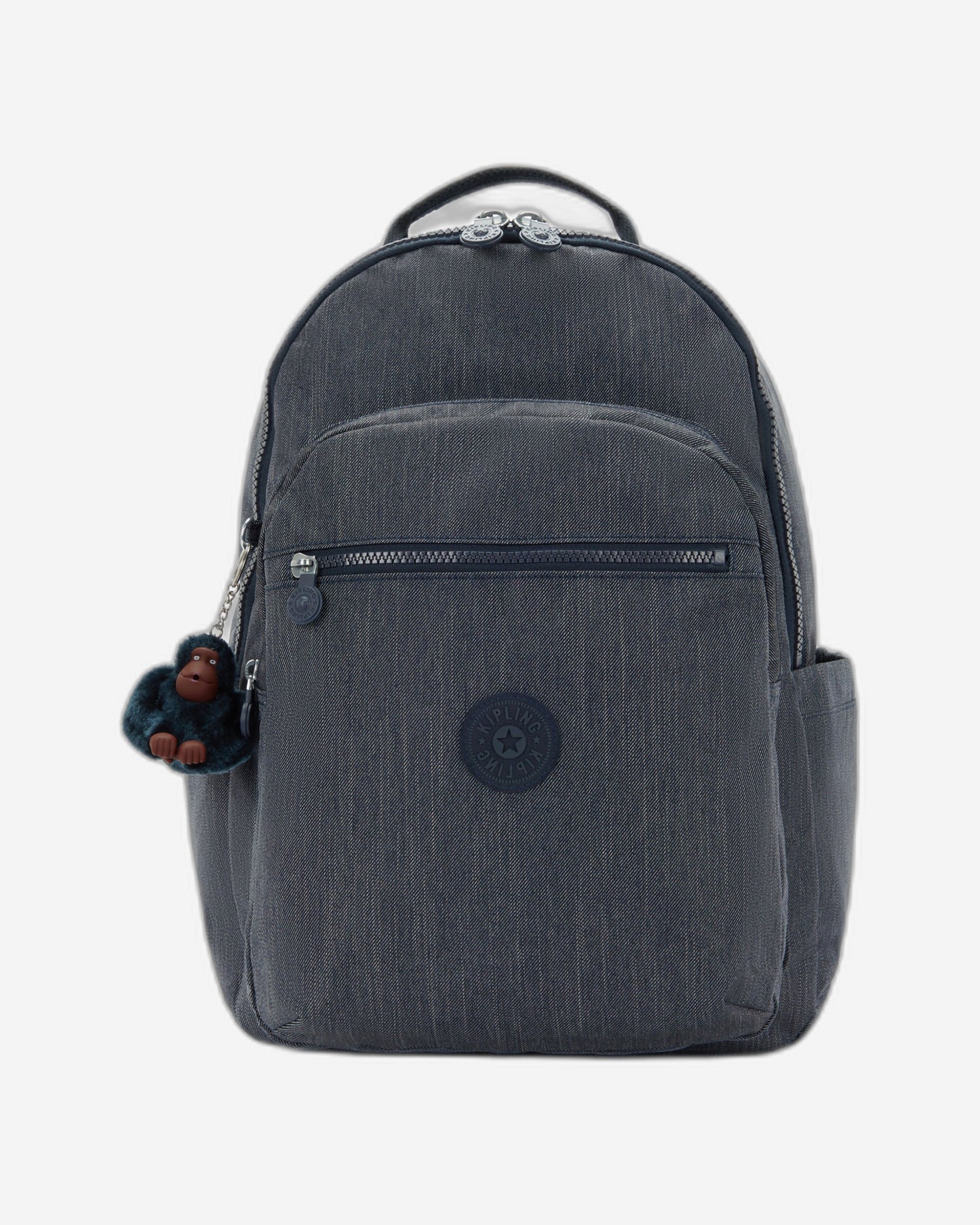 حقيبة ظهر Kipling Seoul College Extra Marine Navy كبيرة مع حجرة للكمبيوتر المحمول I4352-58C