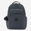 حقيبة ظهر Kipling Seoul College Extra Marine Navy كبيرة مع حجرة للكمبيوتر المحمول I4352-58C