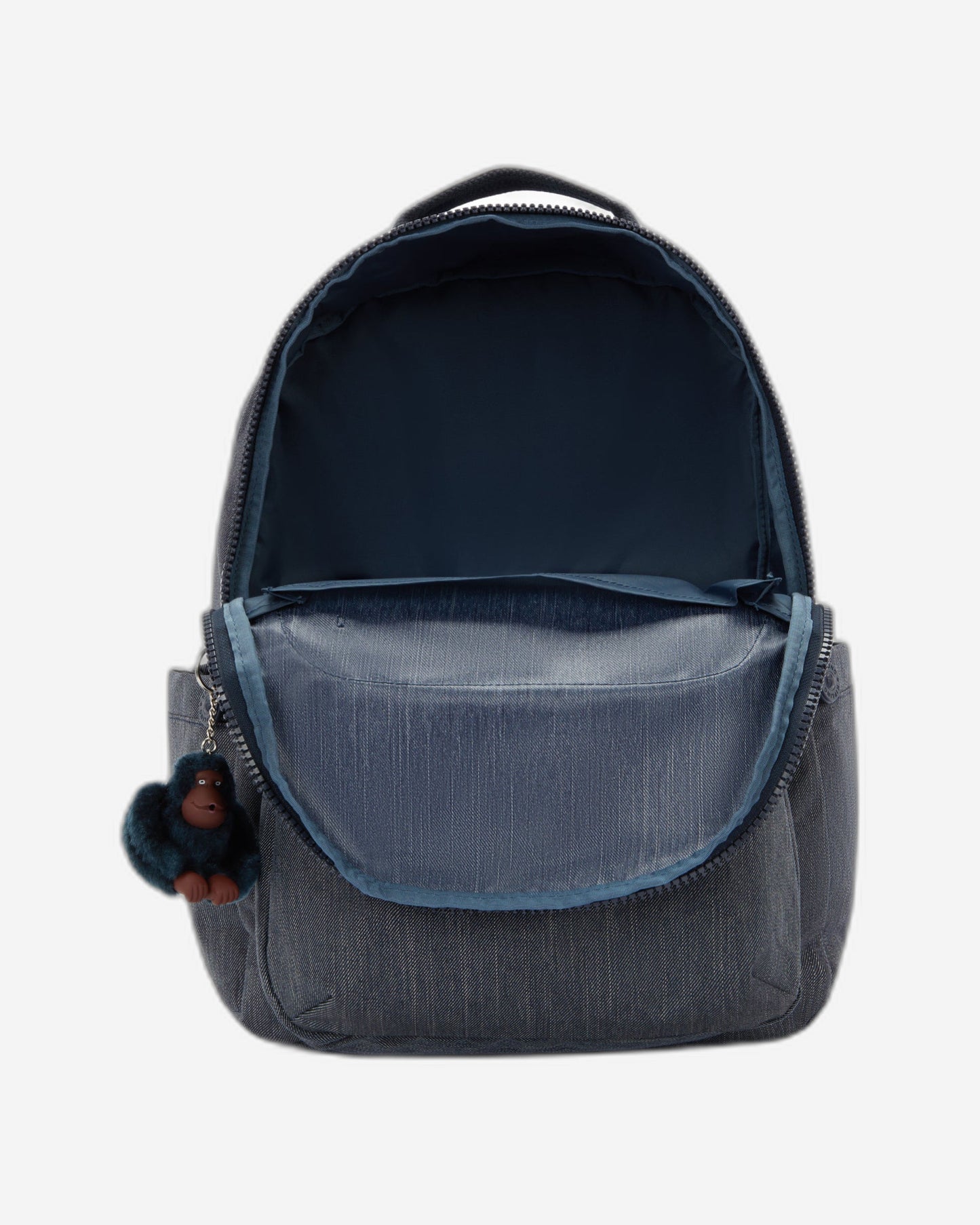 حقيبة ظهر Kipling Seoul College Extra Marine Navy كبيرة مع حجرة للكمبيوتر المحمول I4352-58C