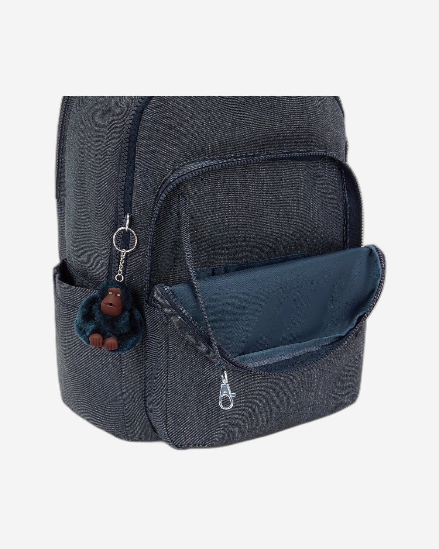 حقيبة ظهر Kipling Seoul College Extra Marine Navy كبيرة مع حجرة للكمبيوتر المحمول I4352-58C