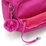 حقيبة كتف كيبلينج غاب إس متوسطة الحجم بلون الفوشيا المتوهج I4493-3KU