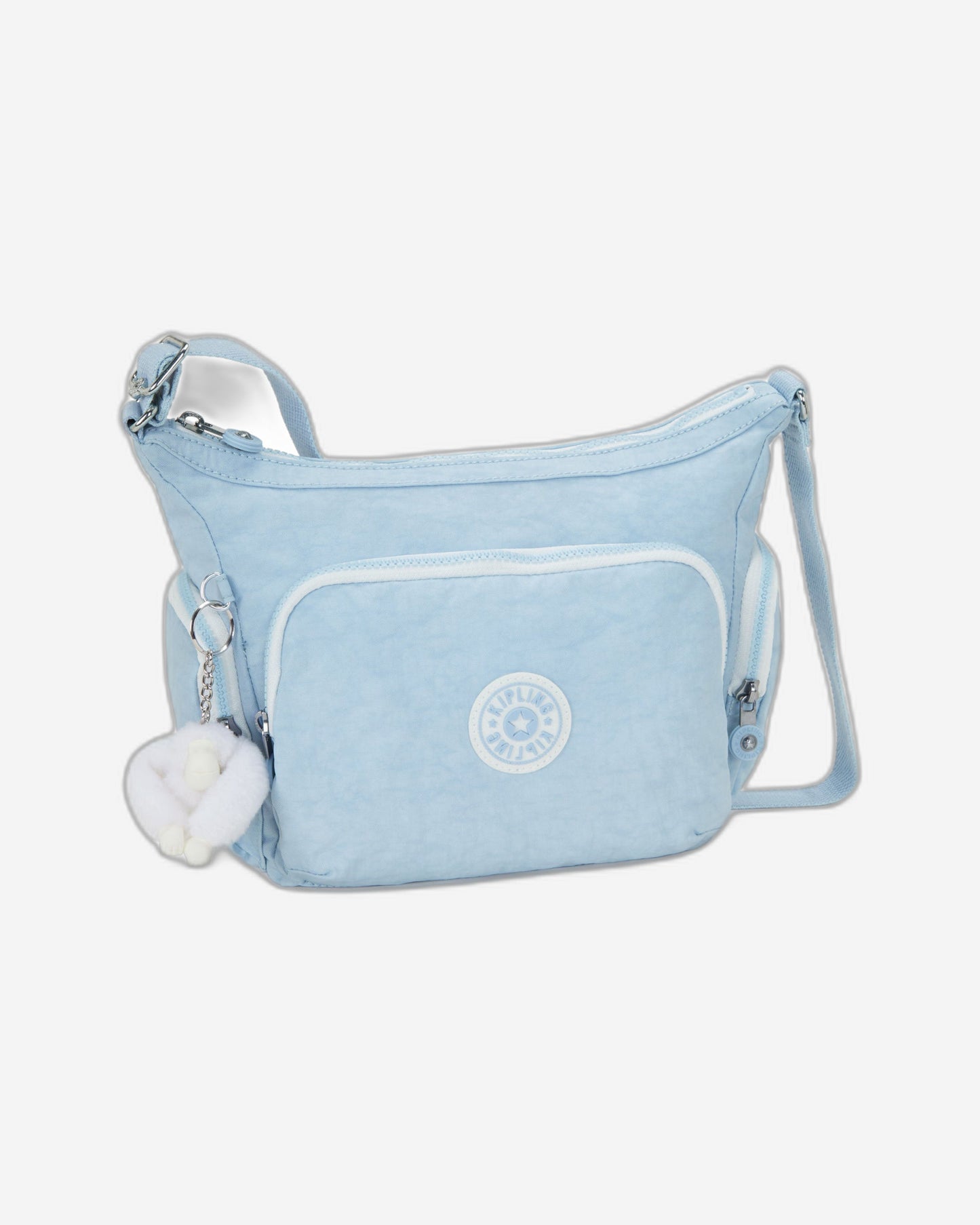 حقيبة كتف متوسطة الحجم من كيبلينج غاب إس بلون أزرق فروست C2I4493-LZ8