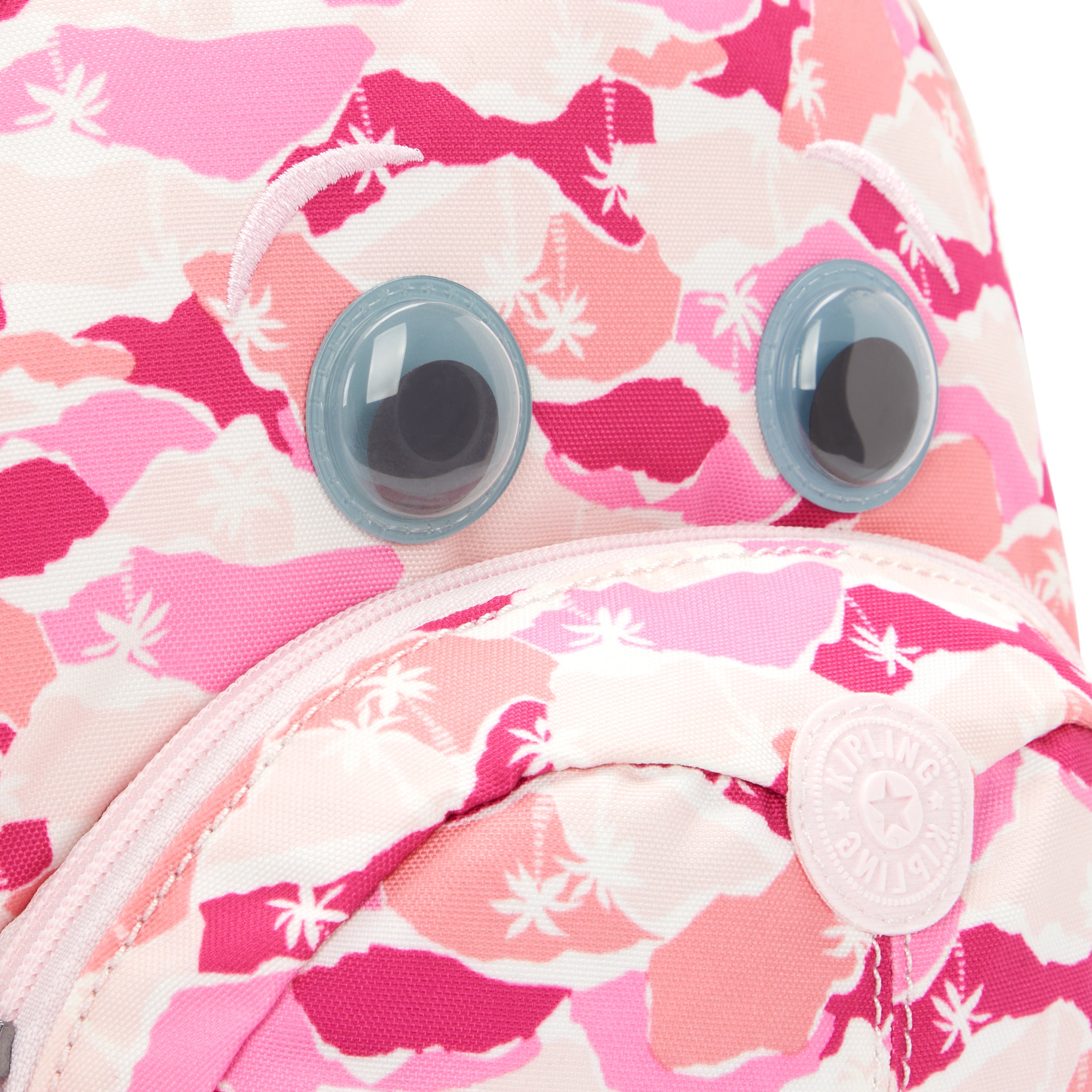 حقيبة ظهر Kipling Faster Pink Palm للأطفال I4503-1BV