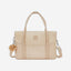 حقيبة عمل Kipling Superworker S صغيرة بلون بيج لامع (مع حزام كتف قابل للإزالة) I4555-5DV