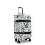 حقيبة سفر Kipling Spontaneous M متوسطة الحجم بعجلات وطبعة كوكتيل I4556-5DZ