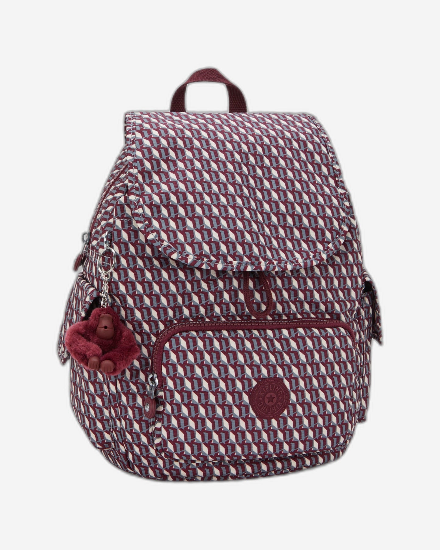 حقيبة ظهر Kipling City Pack S 3Dk Wine Small I4581-1PB